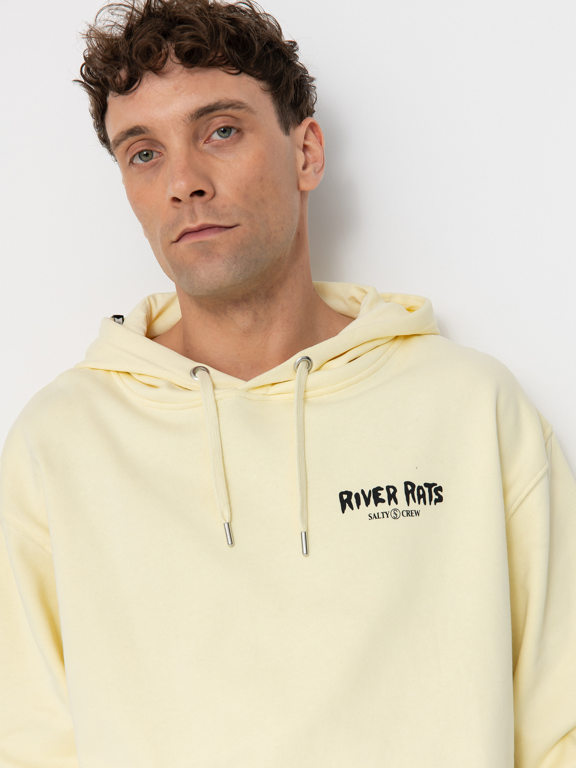 Salty Crew River Rats HD Hoodie (transparent yellow)