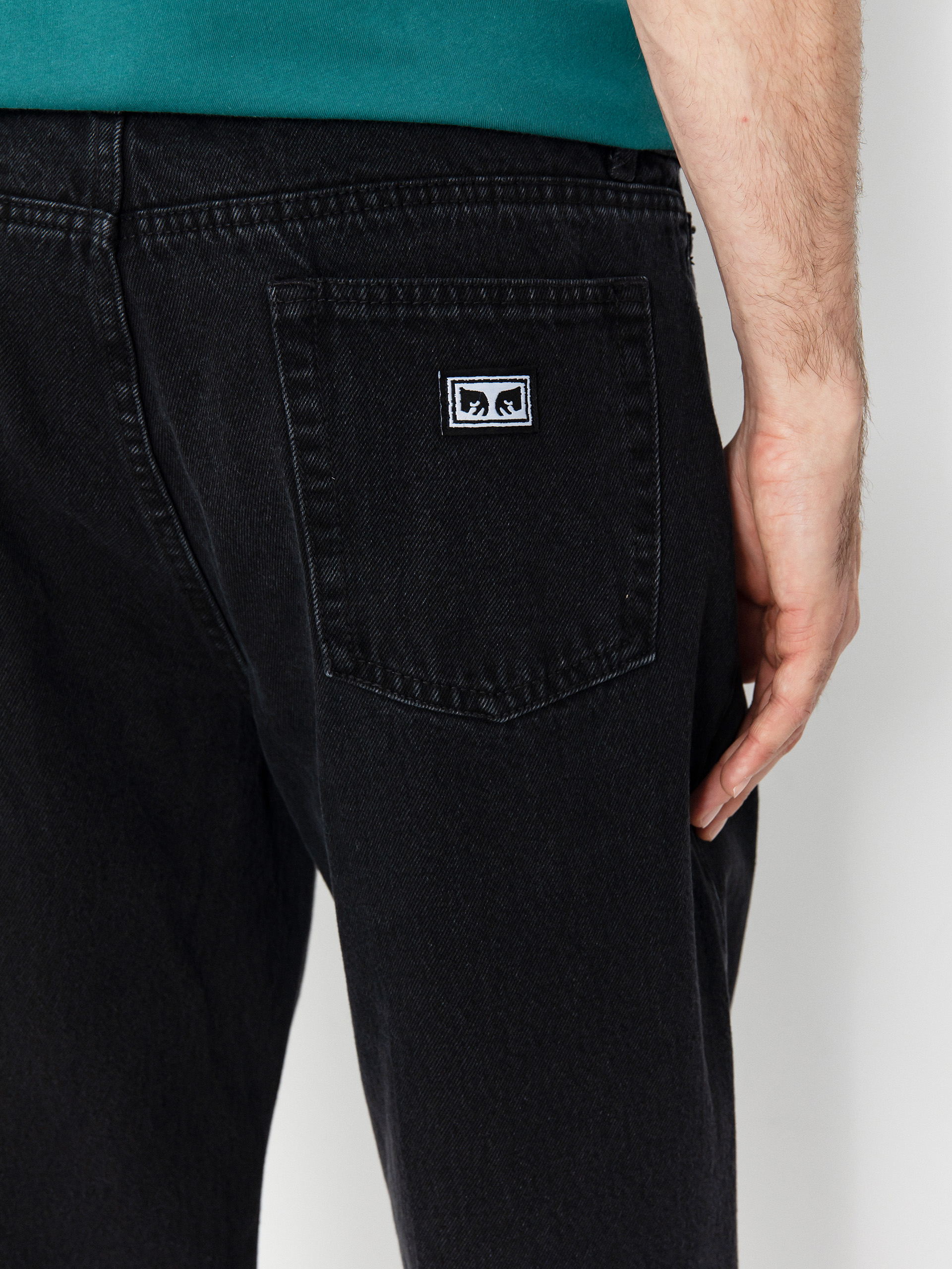 OBEY Pants Hardwork Denim (faded black)