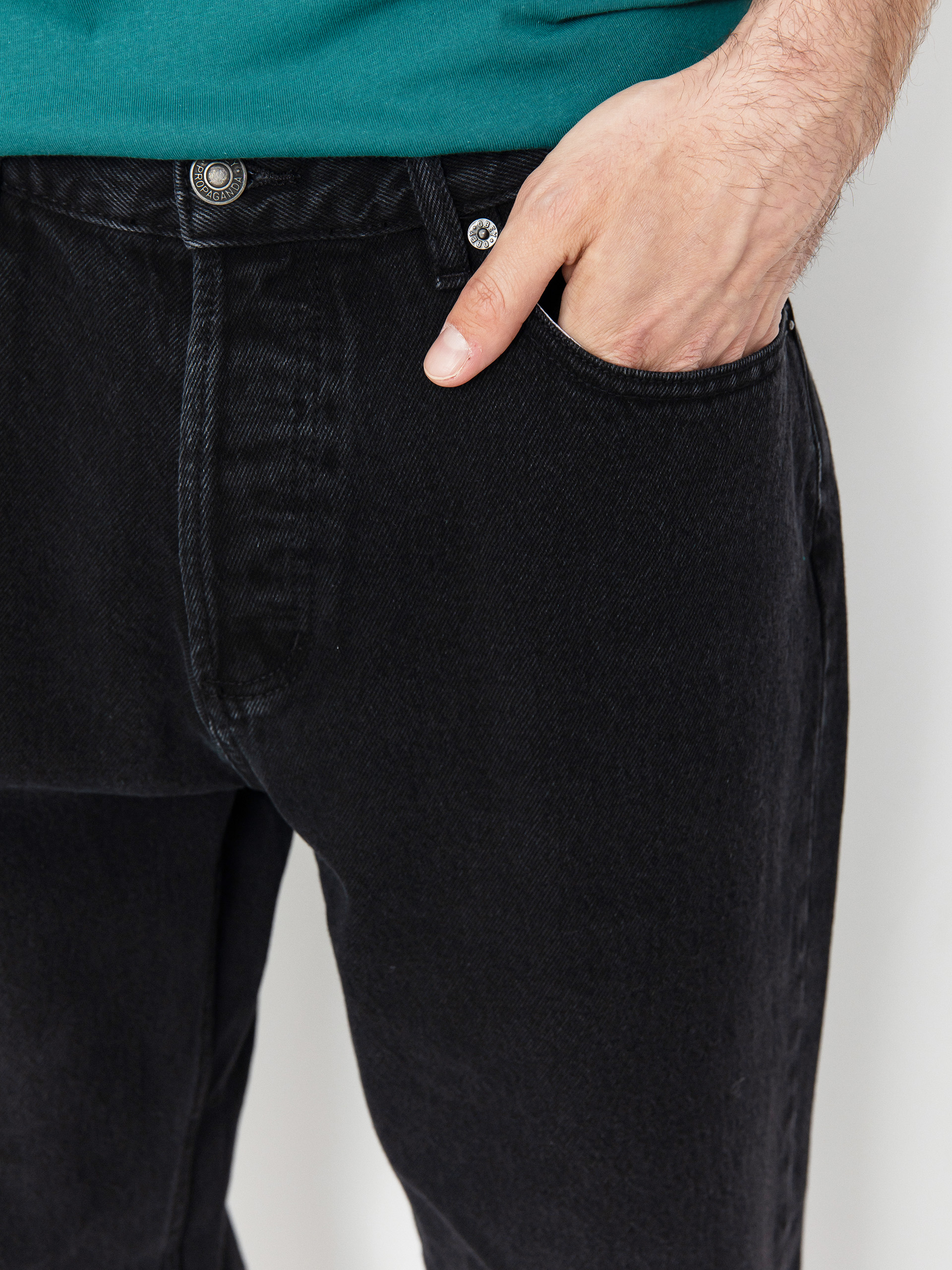 OBEY Pants Hardwork Denim (faded black)