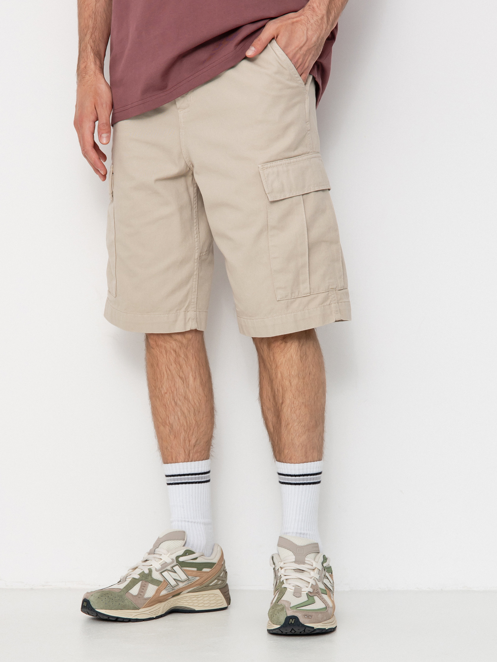 Carhartt WIP Shorts Regular Cargo - beige (fleur de sel)