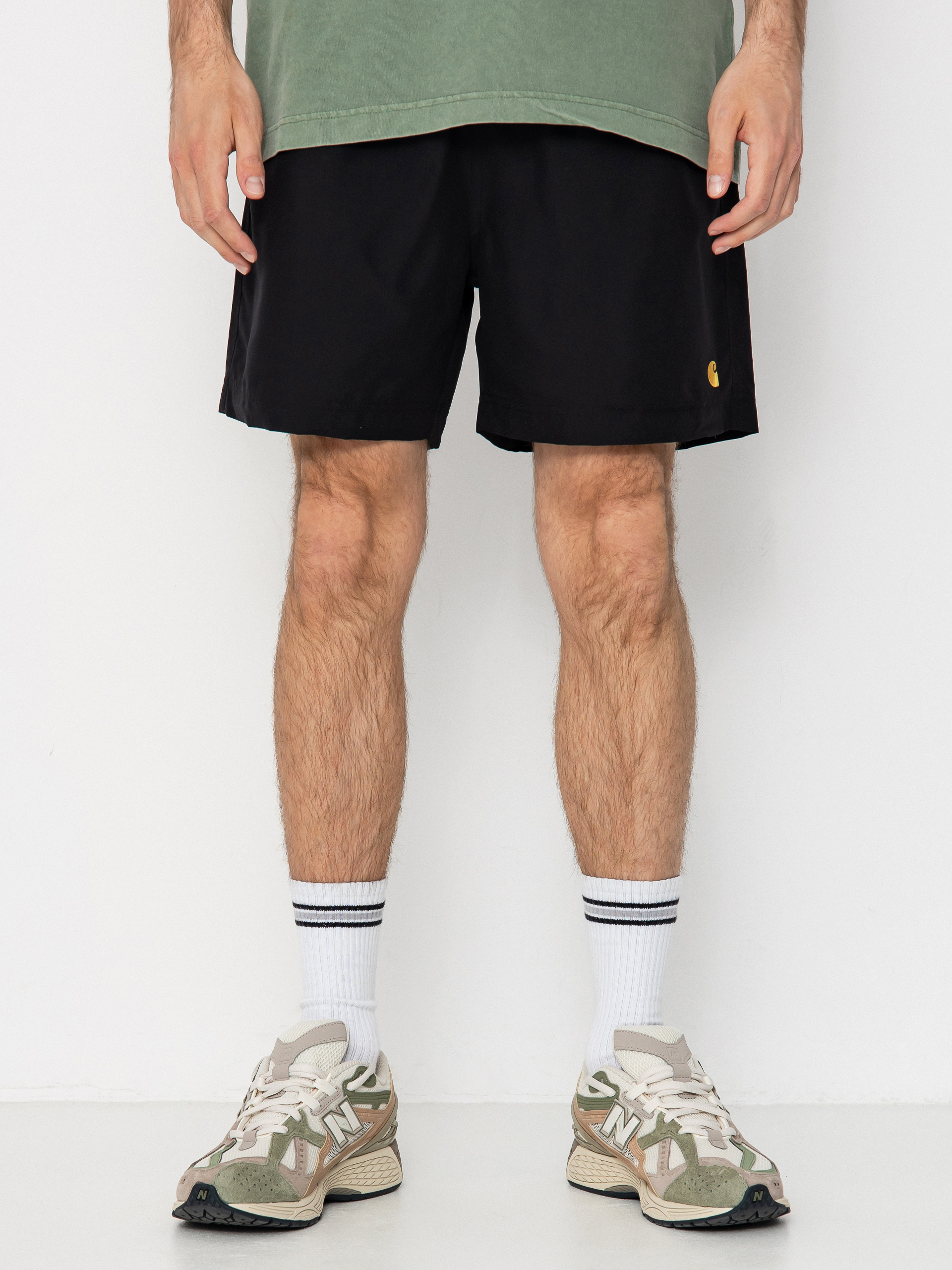 Carhartt WIP Shorts Chase Swim (black/gold)