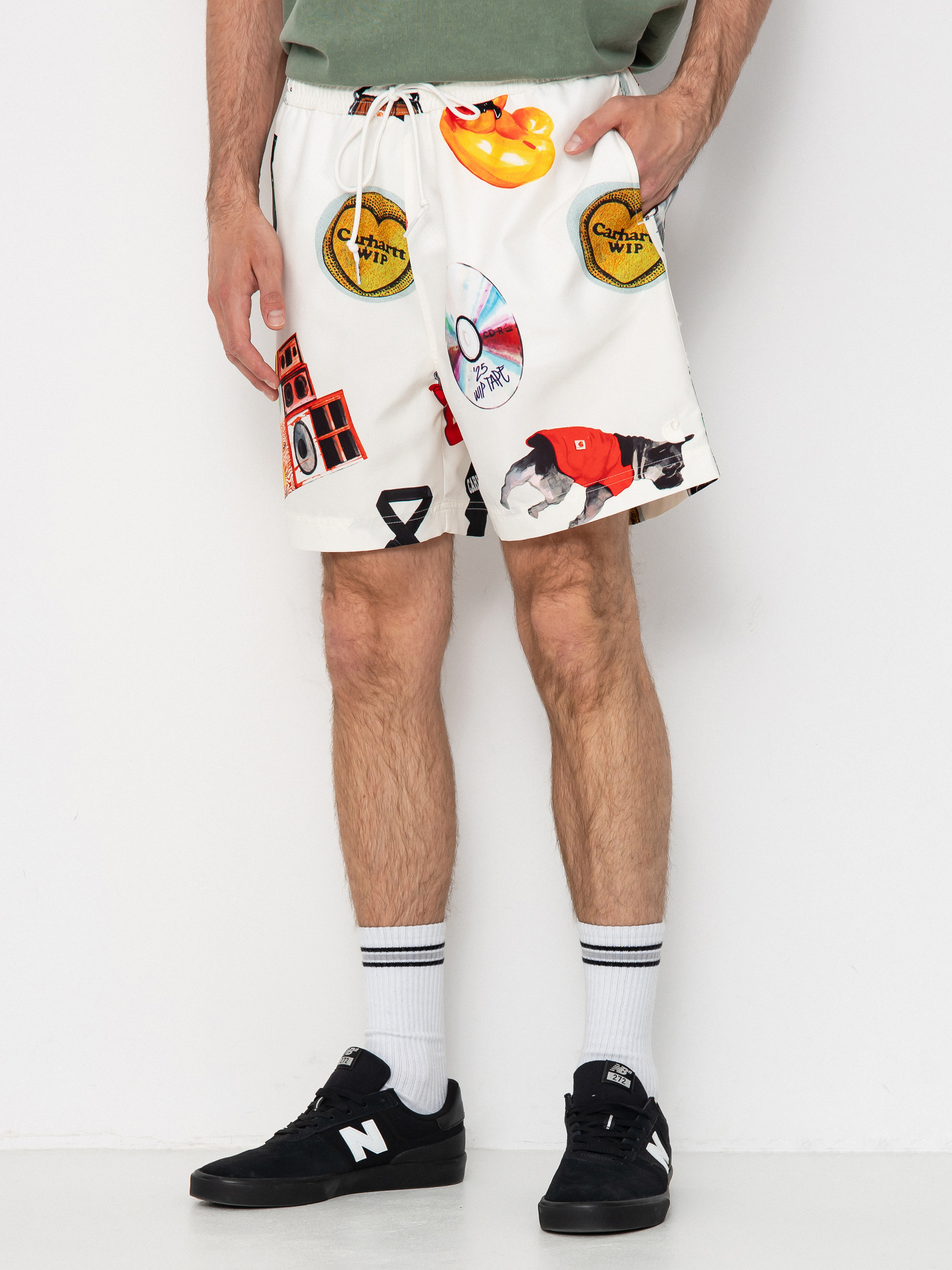 Carhartt WIP Shorts Chase Swim (jacob rochester print/wax)