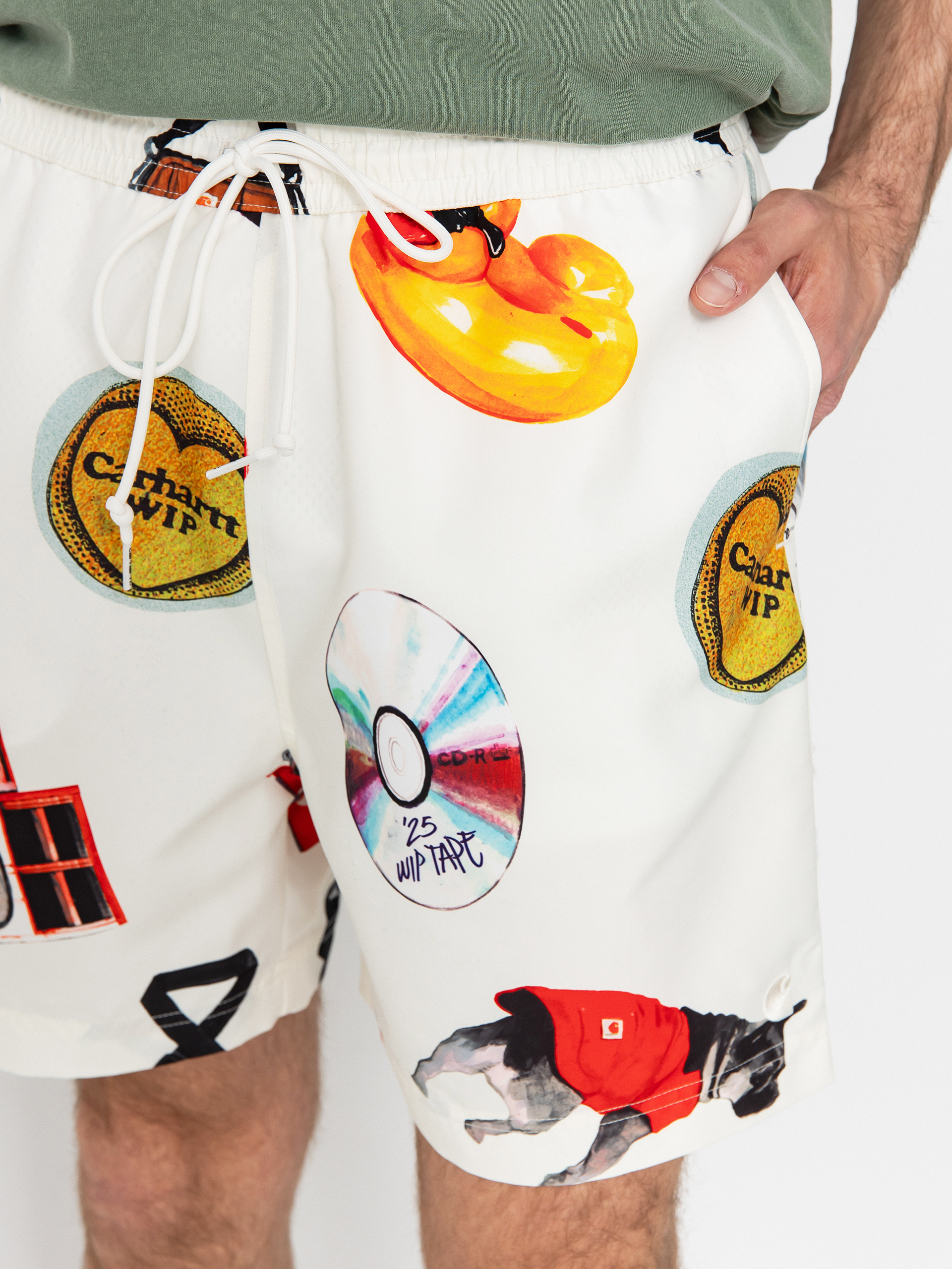 Carhartt WIP Shorts Chase Swim (jacob rochester print/wax)