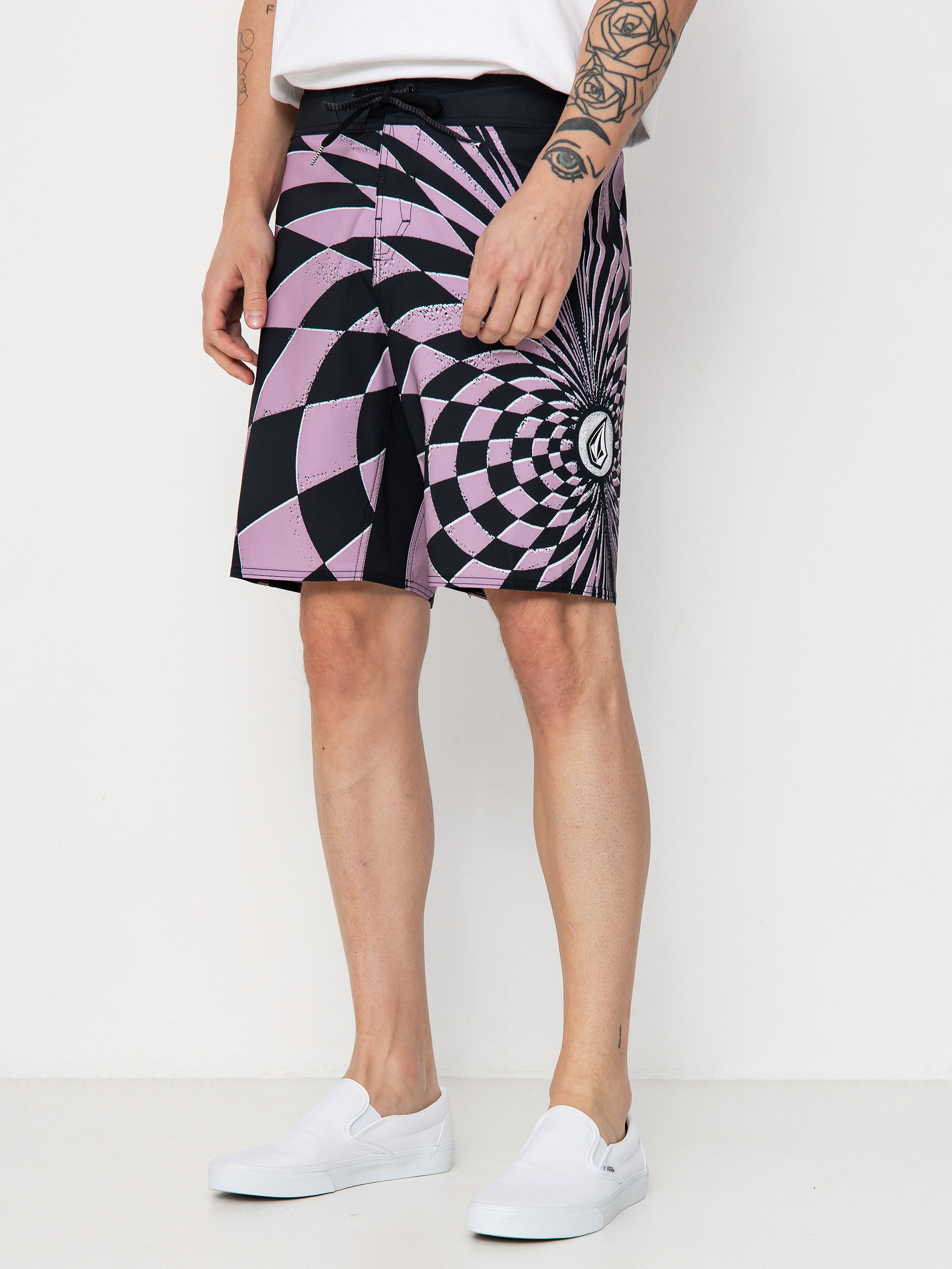 Volcom Spiral Stn Mod 20 Boardshorts (steel purple)