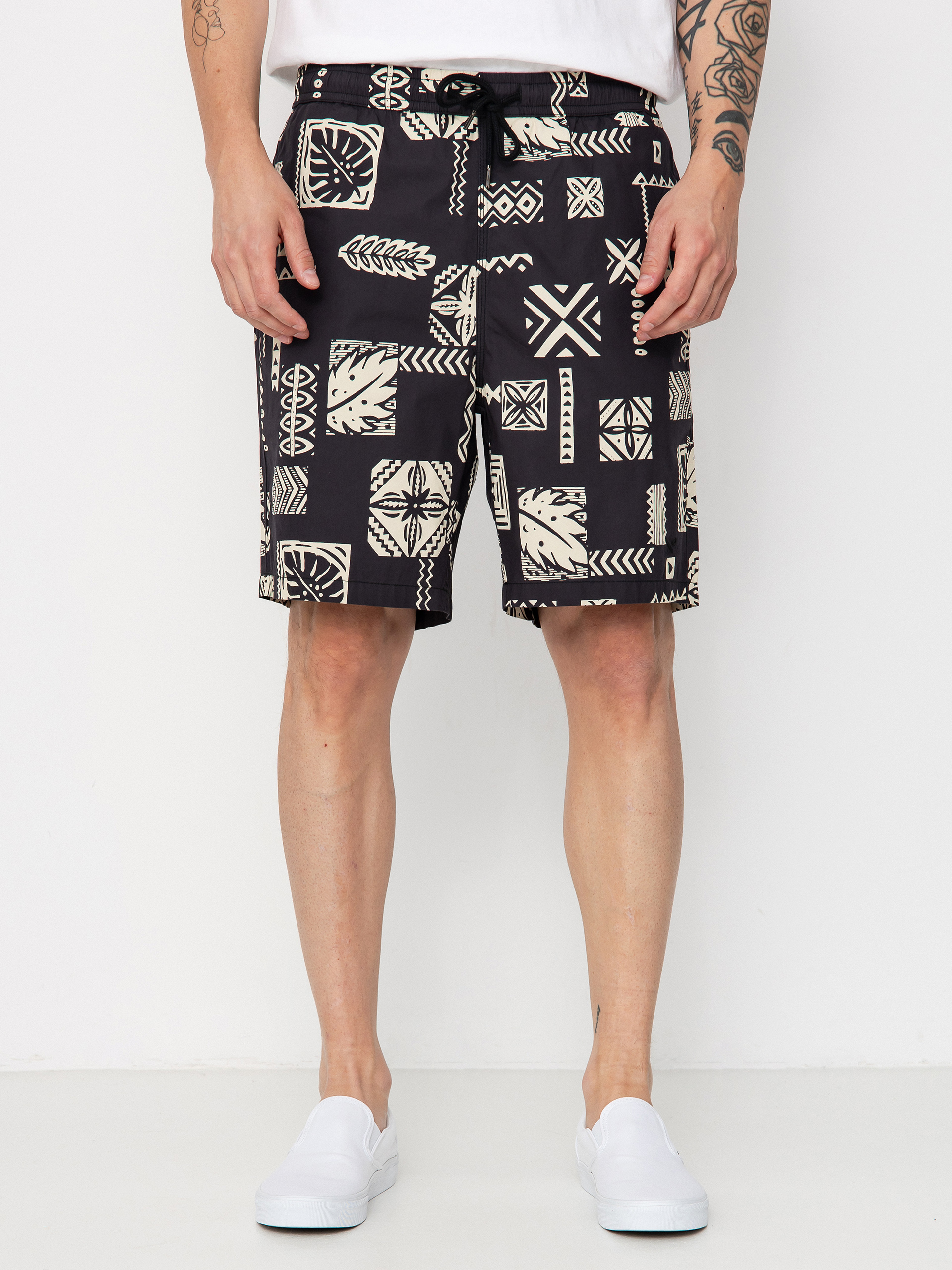 Iriedaily City Relax Shorts (black white)