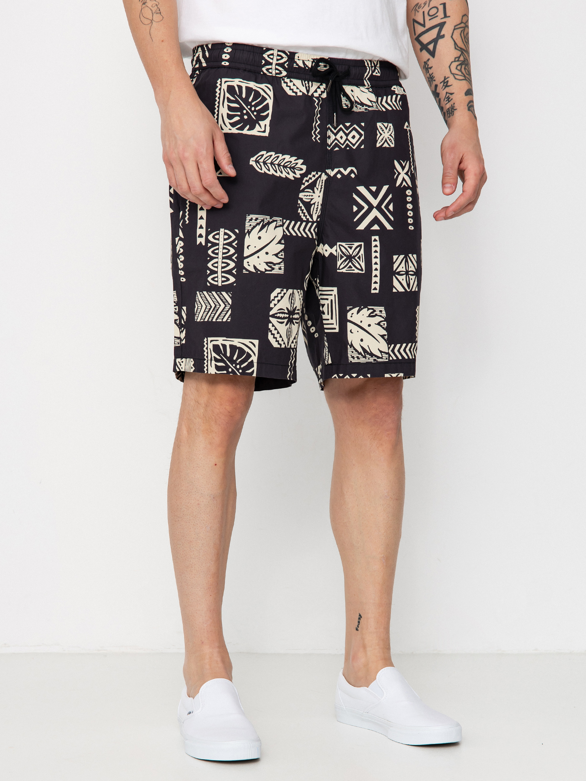 Iriedaily City Relax Shorts (black white)