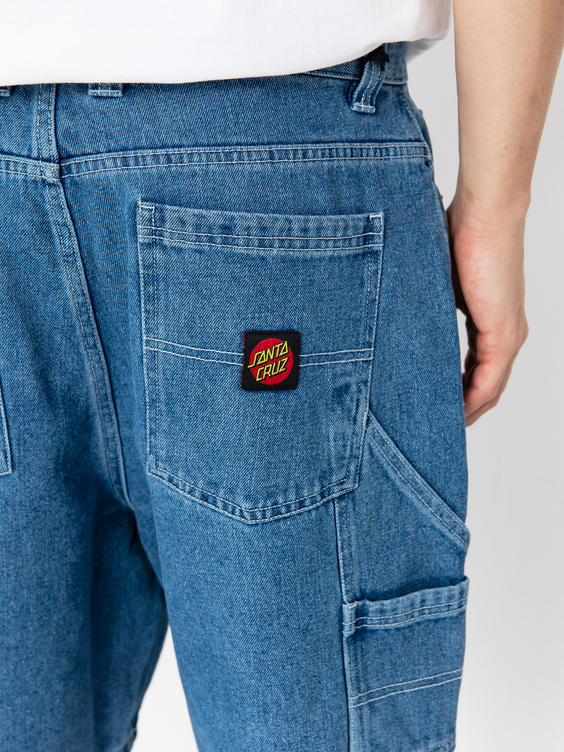 Santa Cruz Shorts Carpenter Big - blue (stonewash)