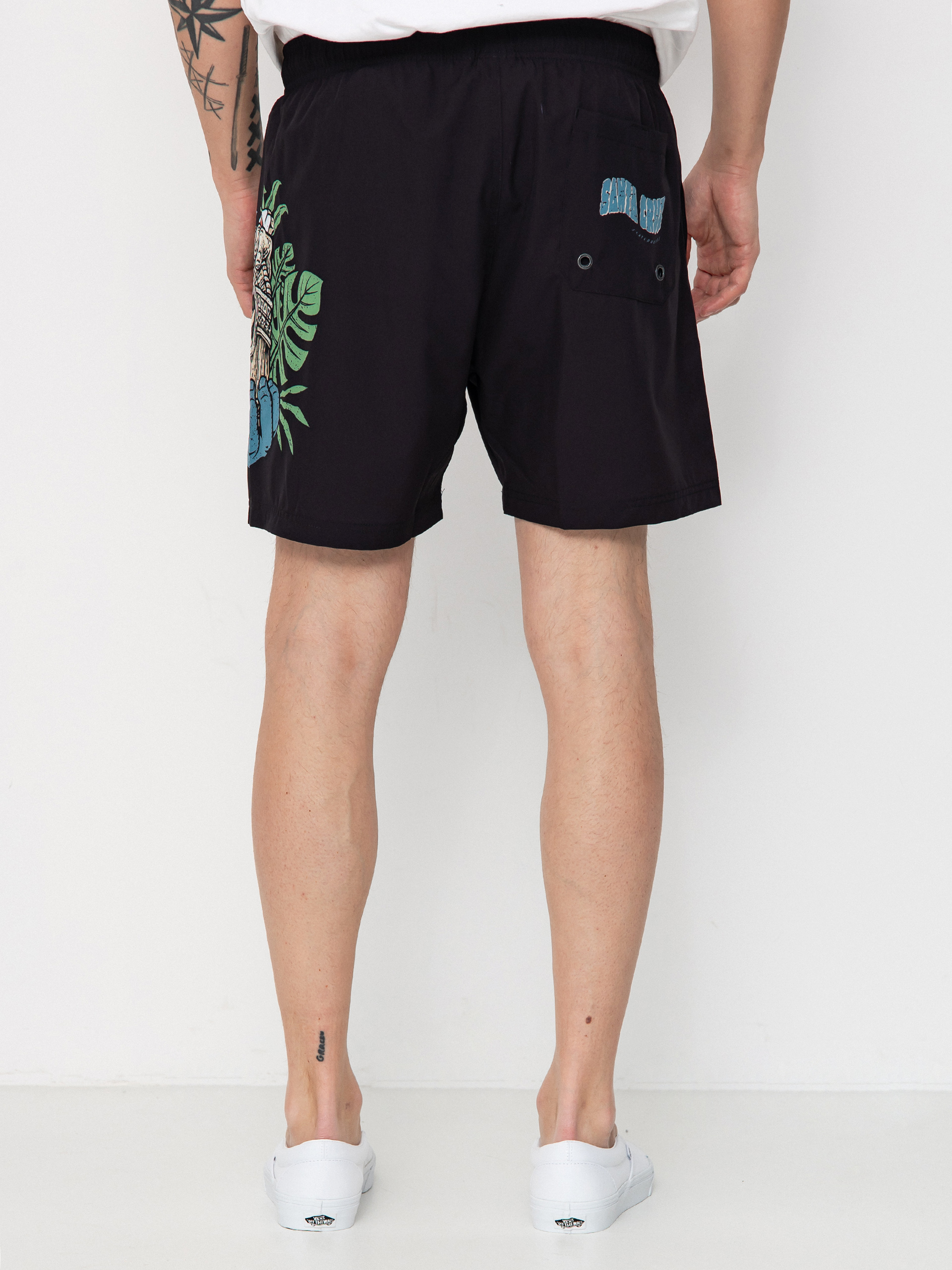 Santa Cruz Tiki Hand Shorts (black)