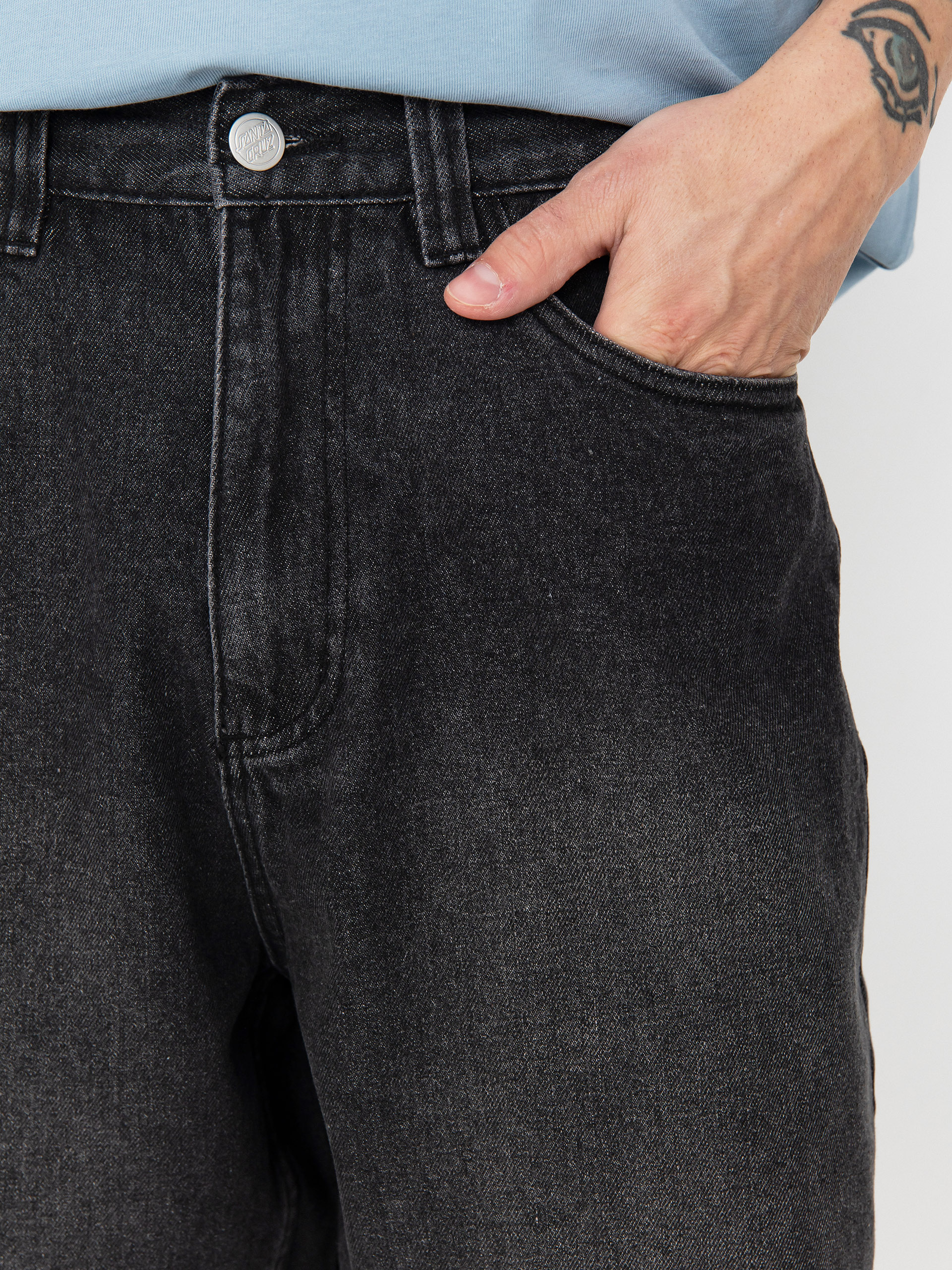 Santa Cruz Big Shorts (washed black)