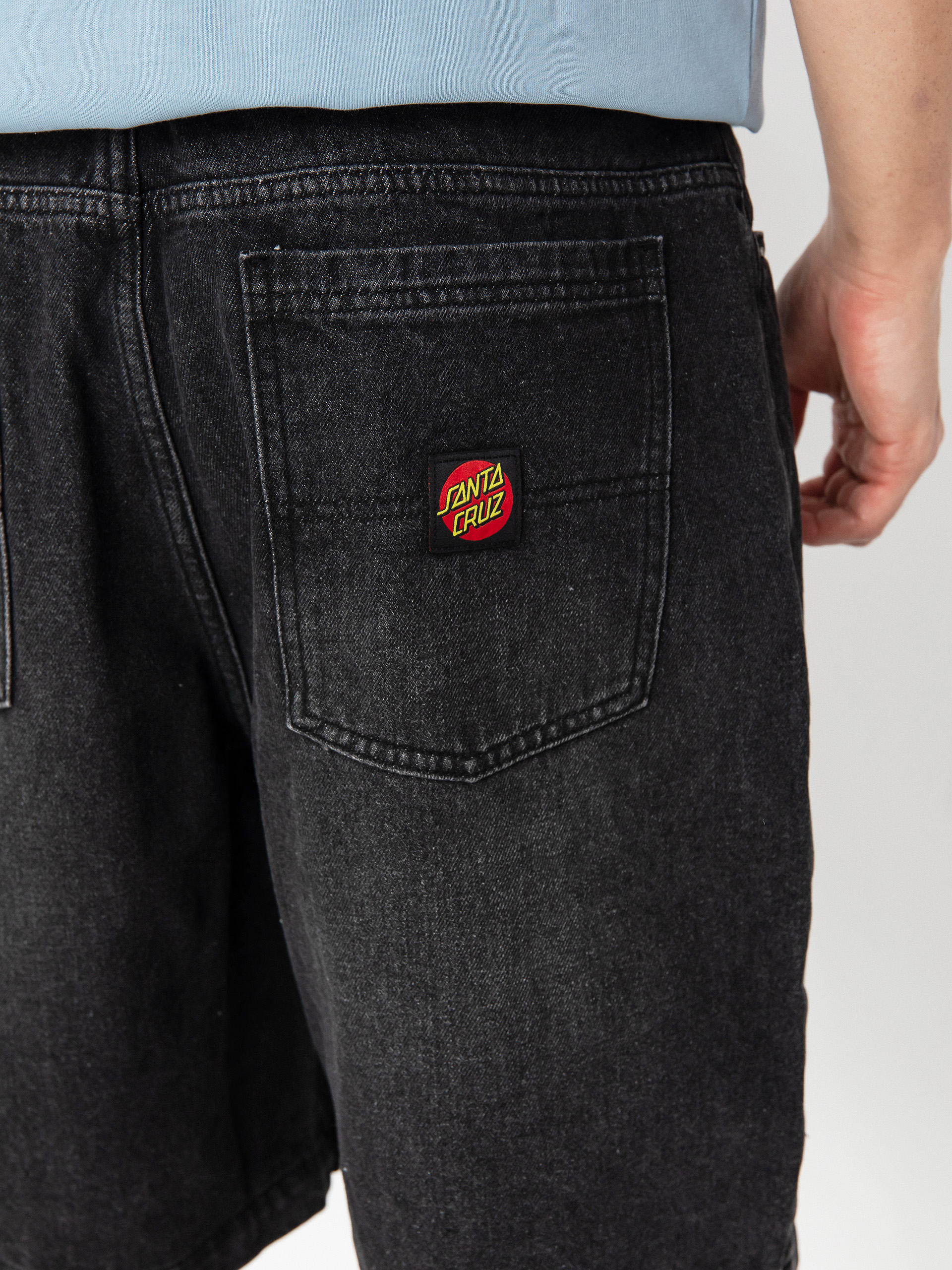 Santa Cruz Big Shorts (washed black)