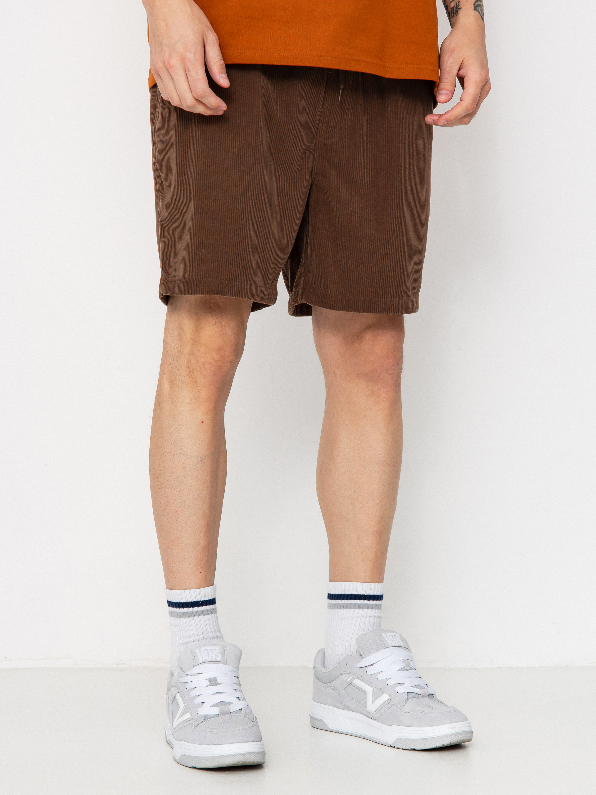 Brixton Everyday Corduroy Shorts (pinecone brown)