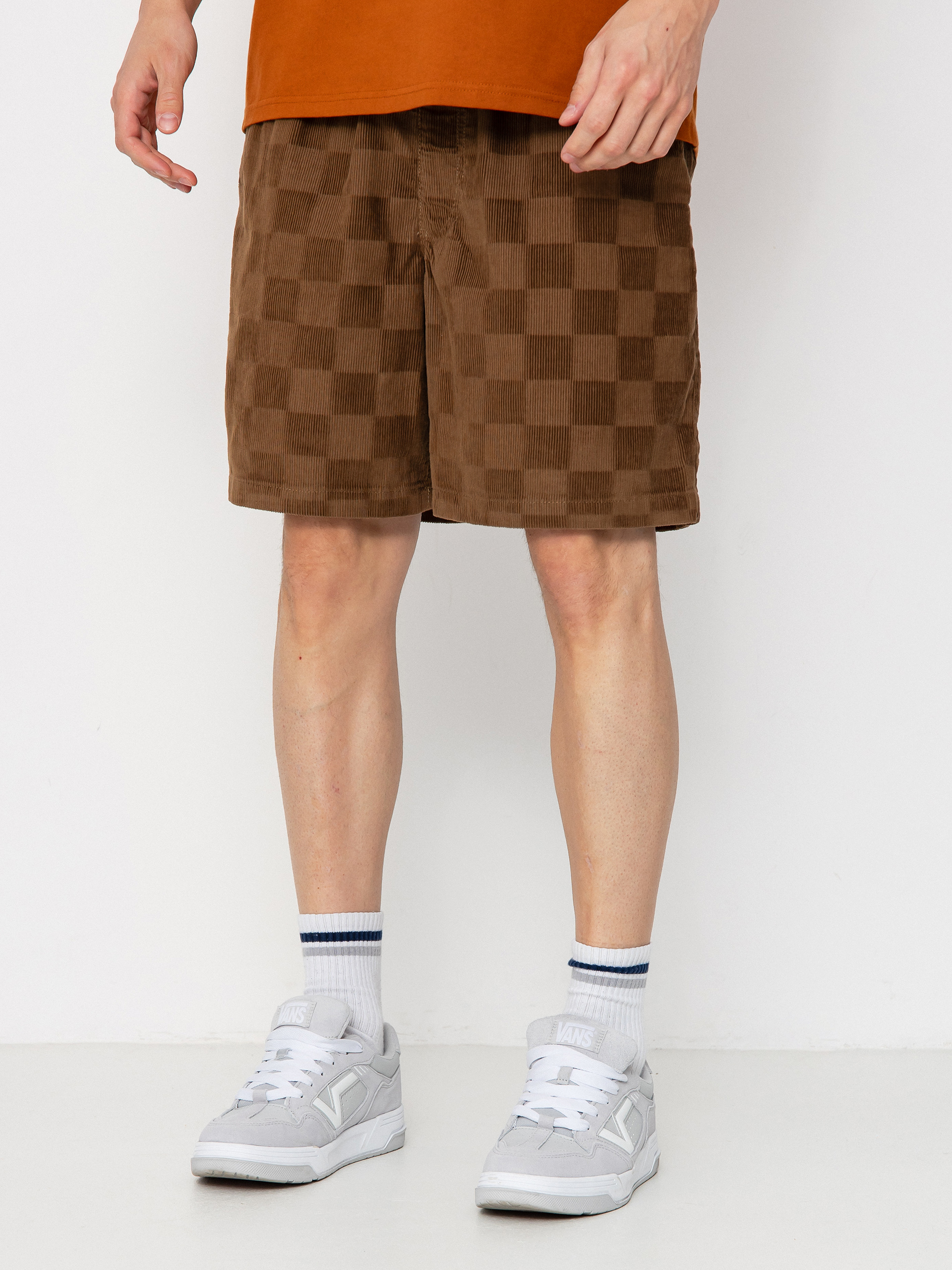 Vans Shorts Range Checkbrd Cord Loose (sepia)
