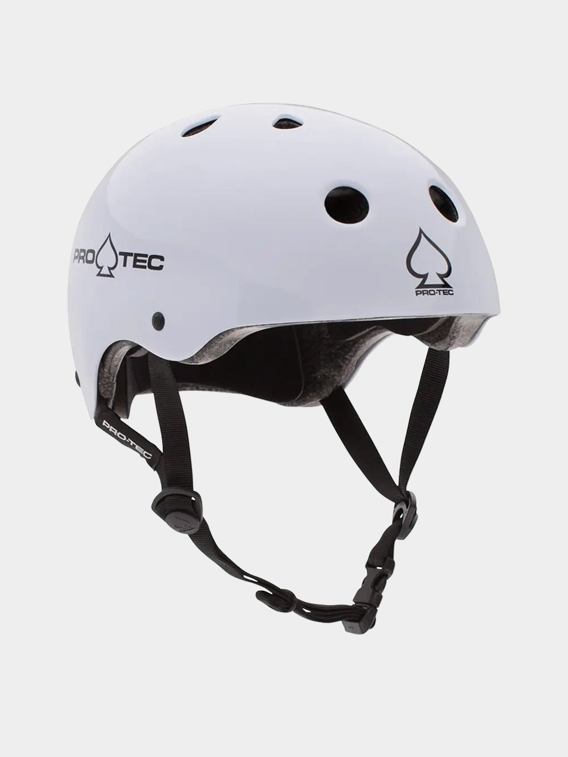 Mens Pro Tec Helmet Classic Cert (gloss/white)