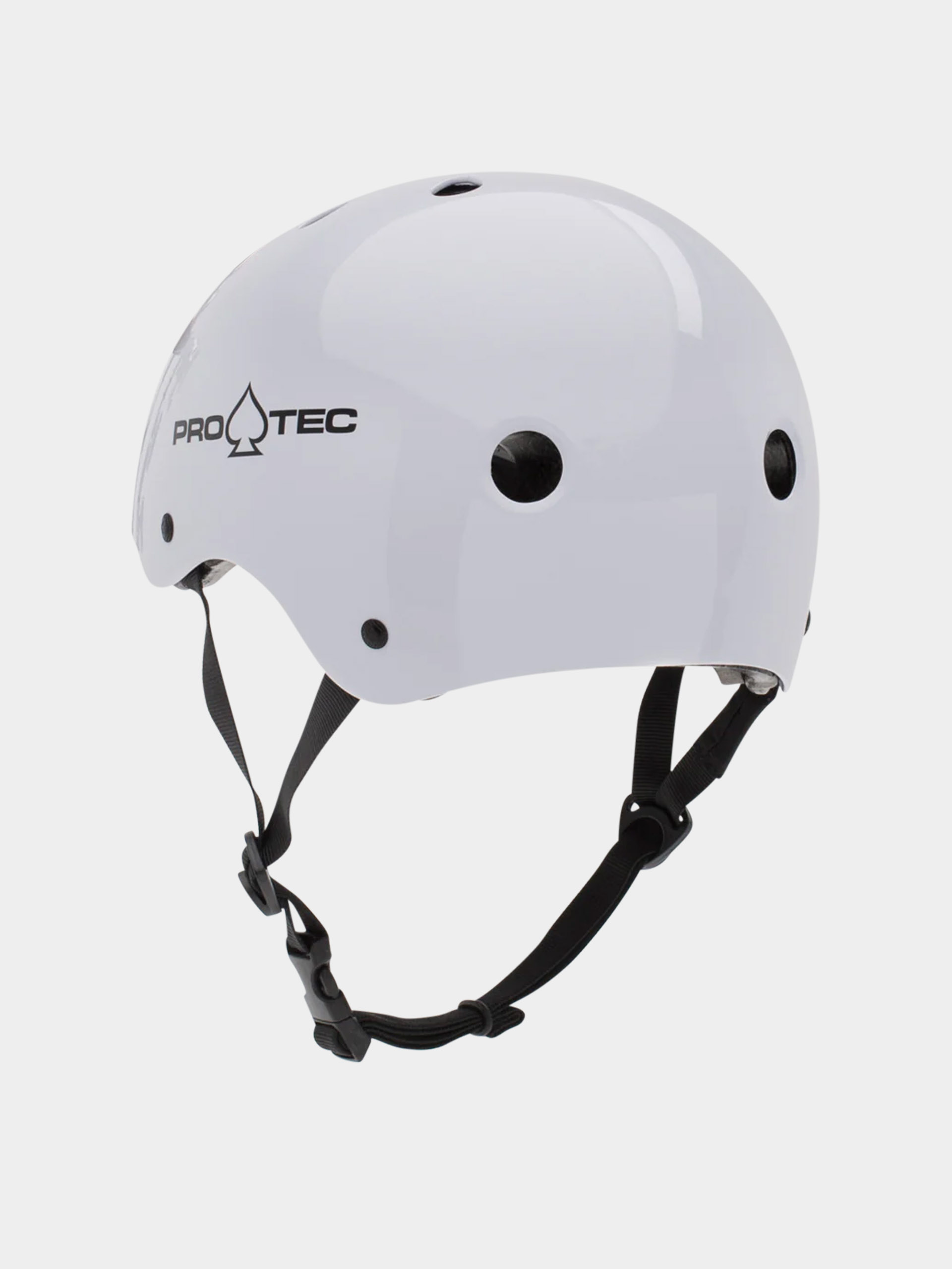 Herren Pro Tec Helm Classic Cert (gloss/white)