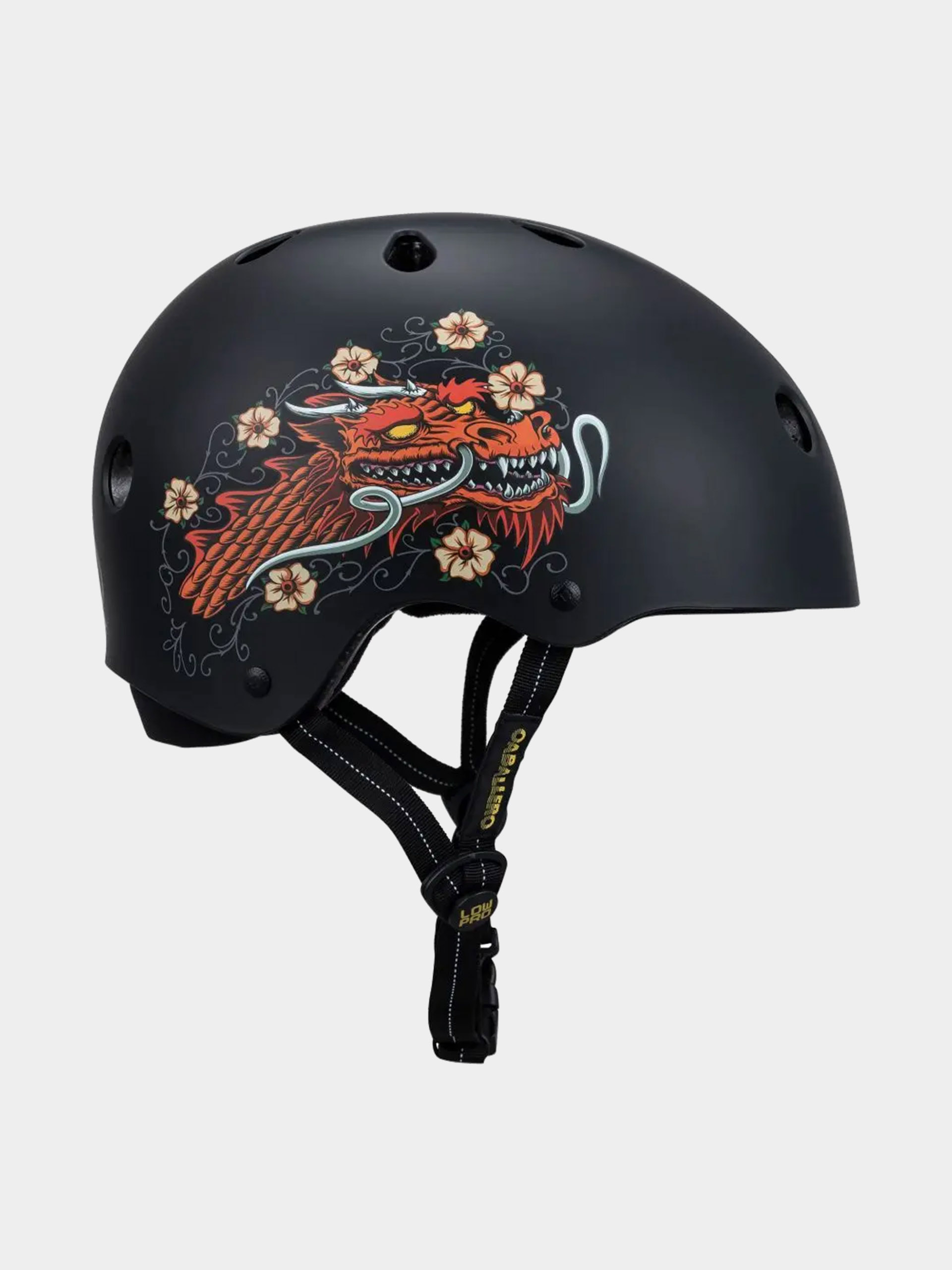 Herren Pro Tec Helm Low Pro Caballero (matte/black)