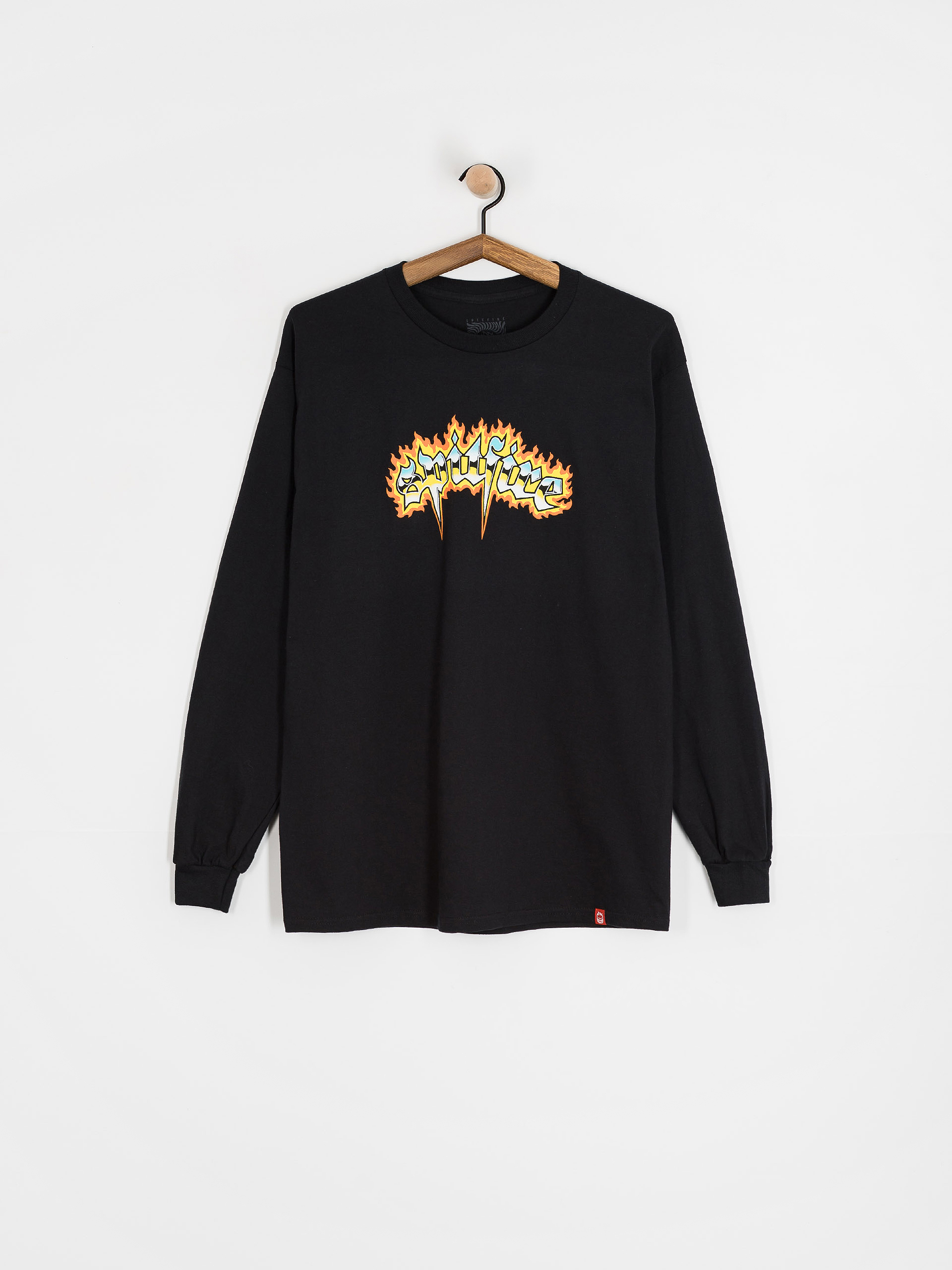 Spitfire Chrome Venom Longsleeve (black w/multi color print)