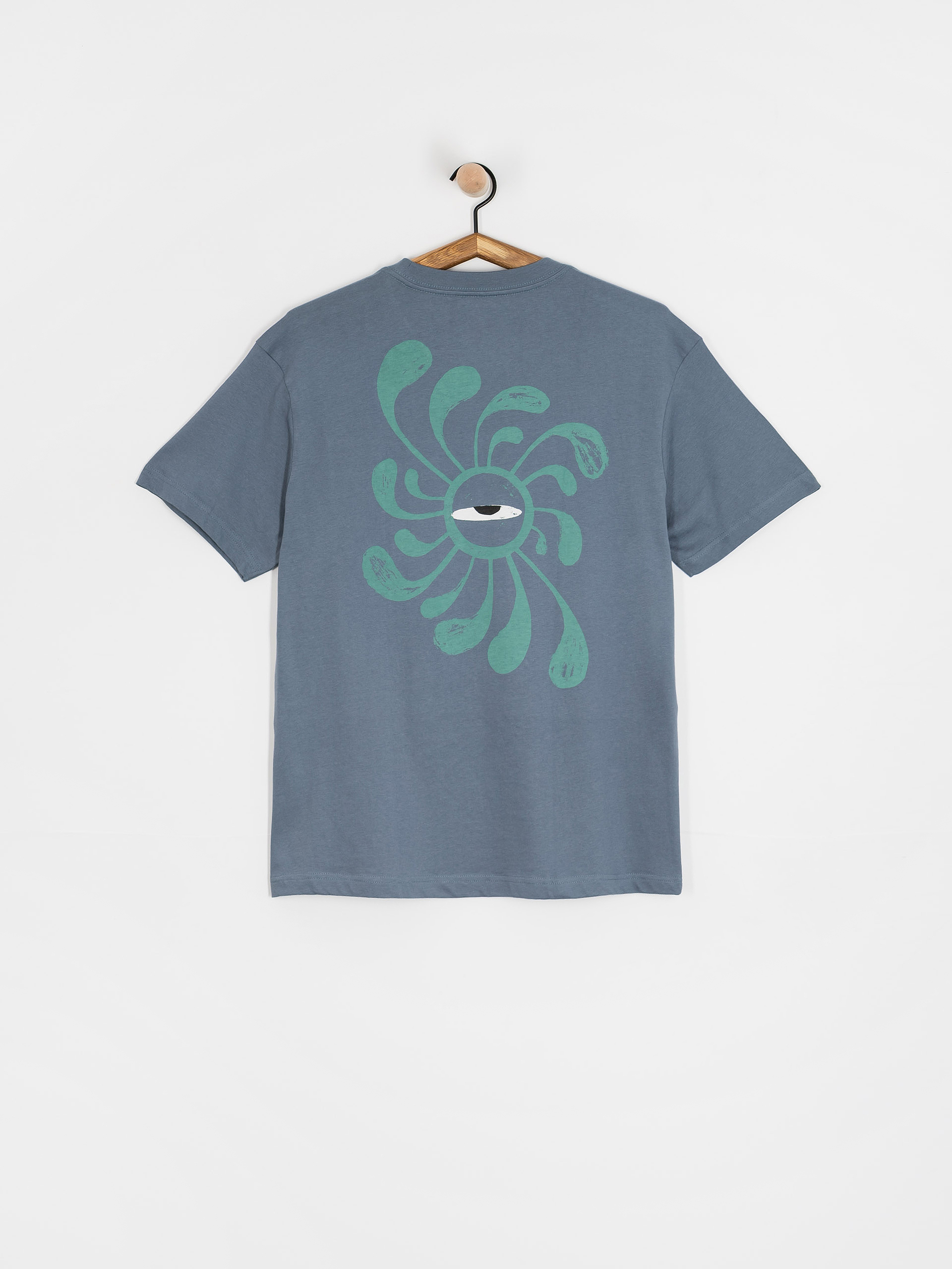 RVCA La Eye Swirl Pocket T-Shirt (vintage navy)