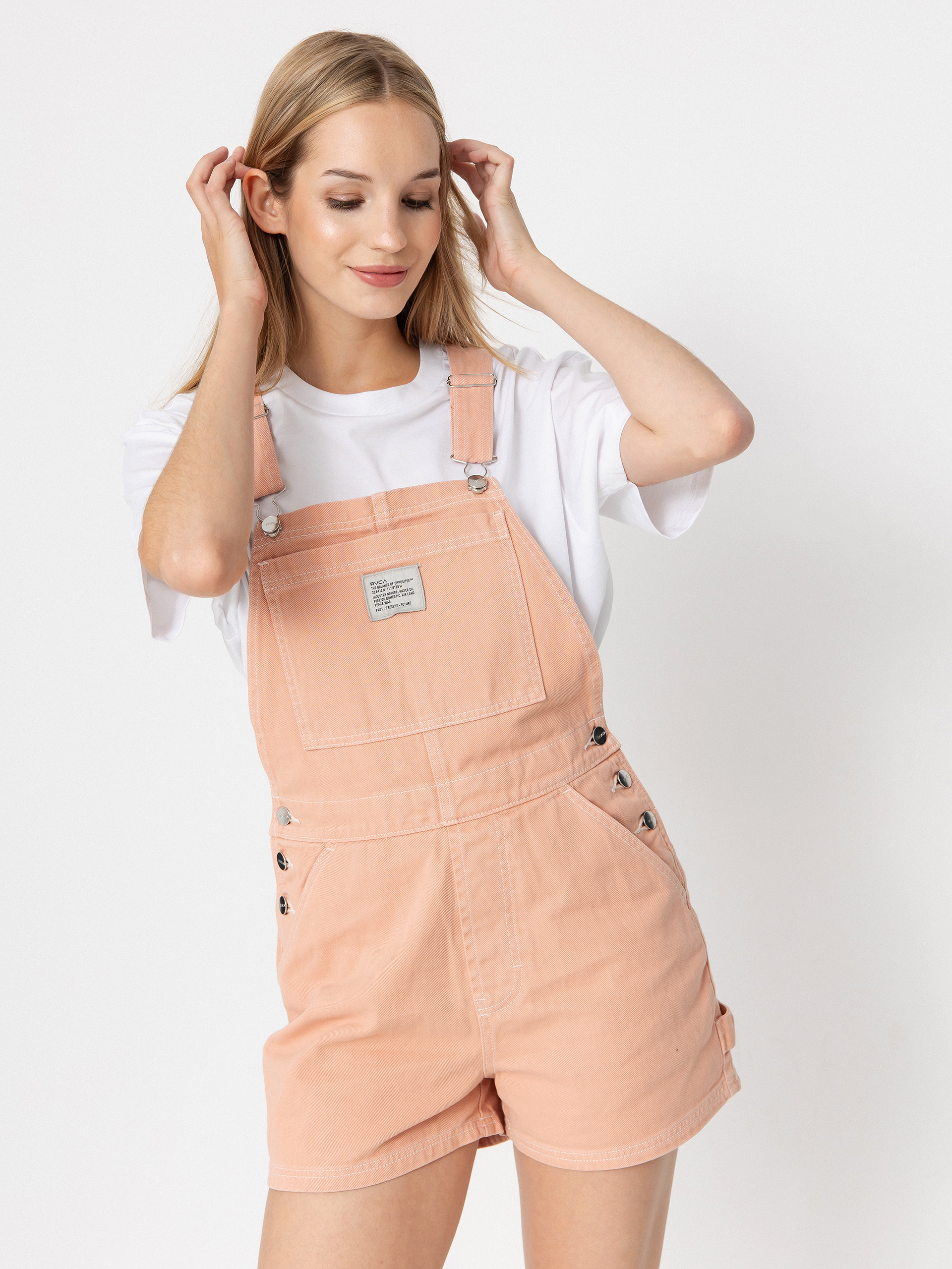 Womens RVCA Drea Overall Overall (clay)
