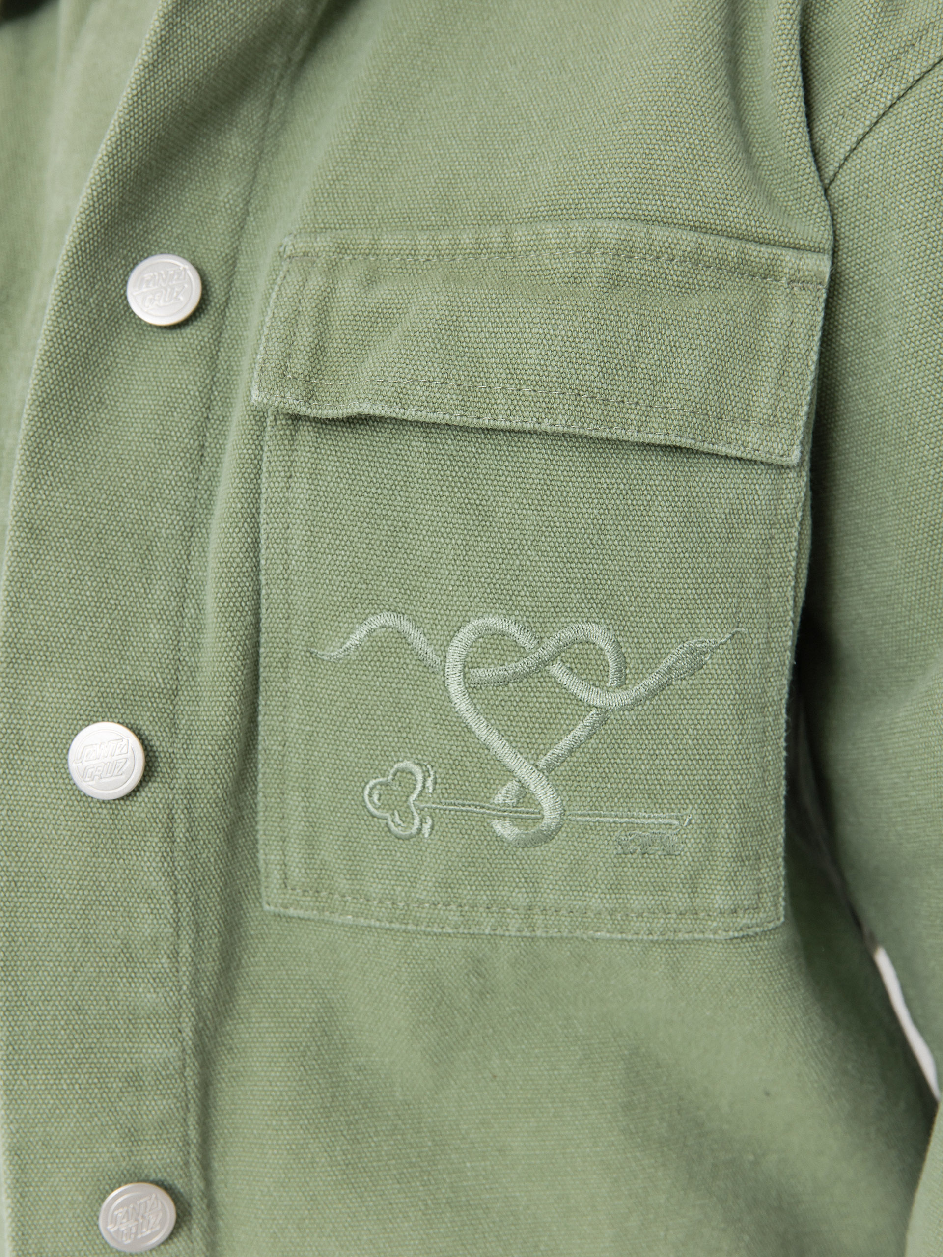 Santa Cruz Jacke Asp Key Wmn (pale sage wash)