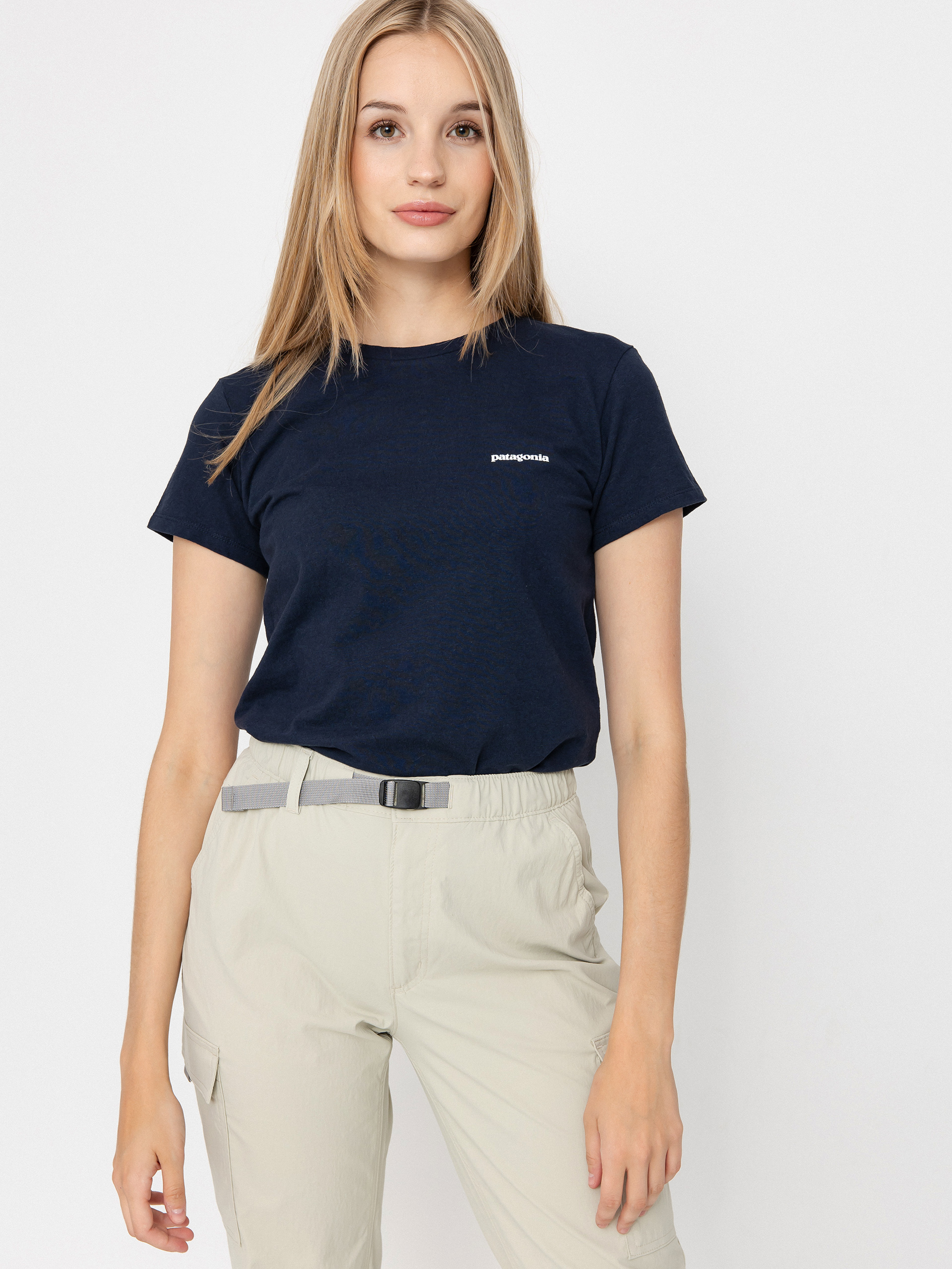Patagonia P 6 Logo Responsibili Wmn T-Shirt (new navy)