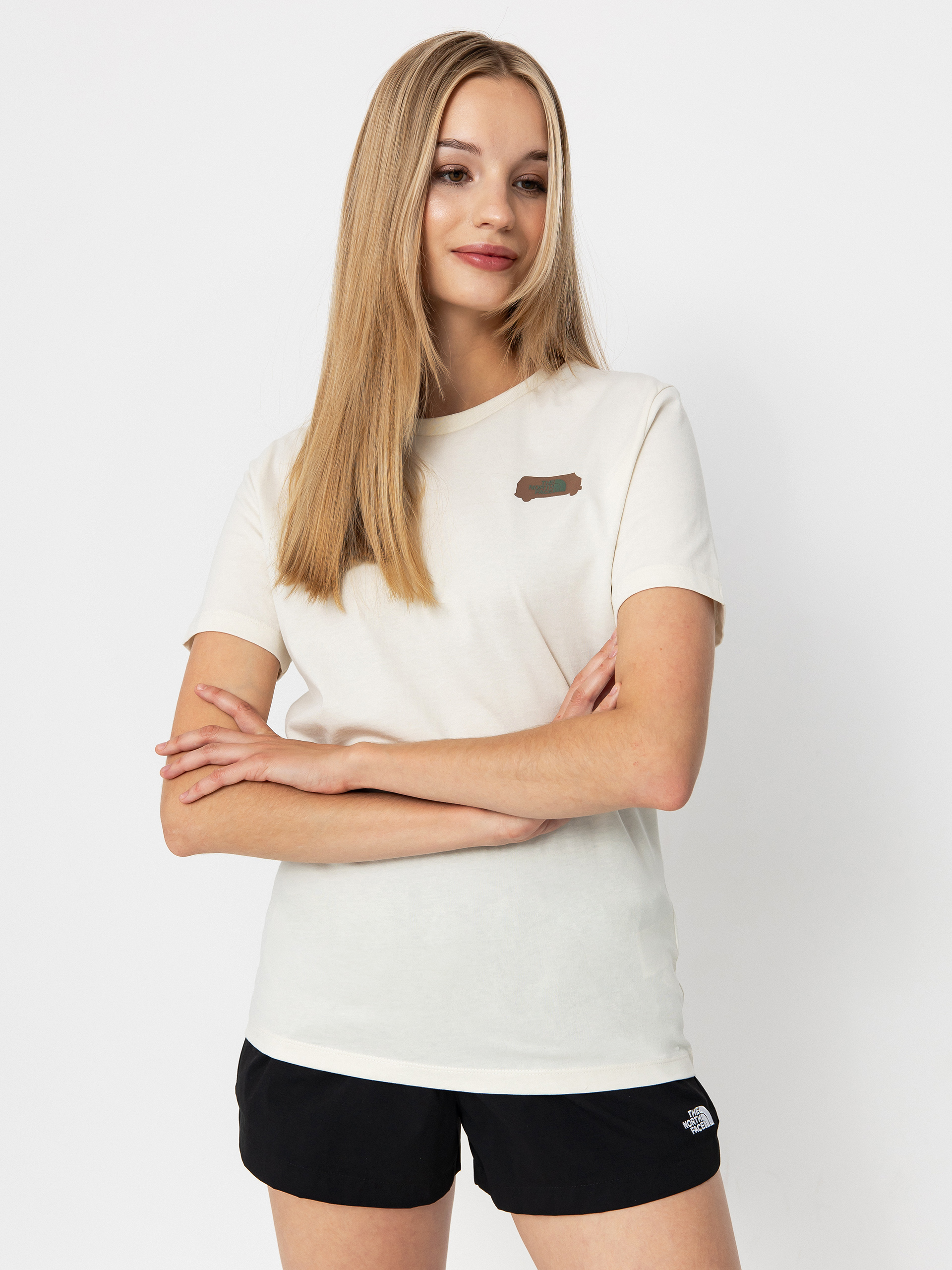 The North Face Outdoor Graphic Wmn T-Shirt - beige (white dune)