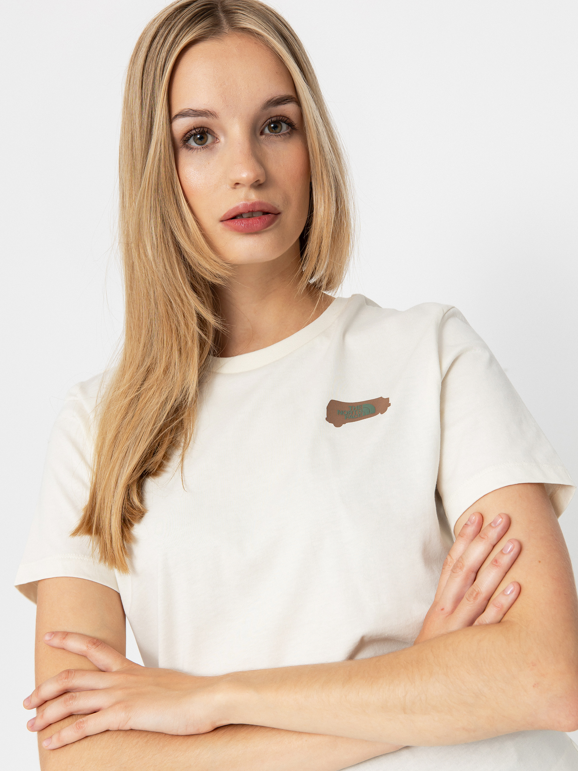 The North Face Outdoor Graphic Wmn T-Shirt - beige (white dune)