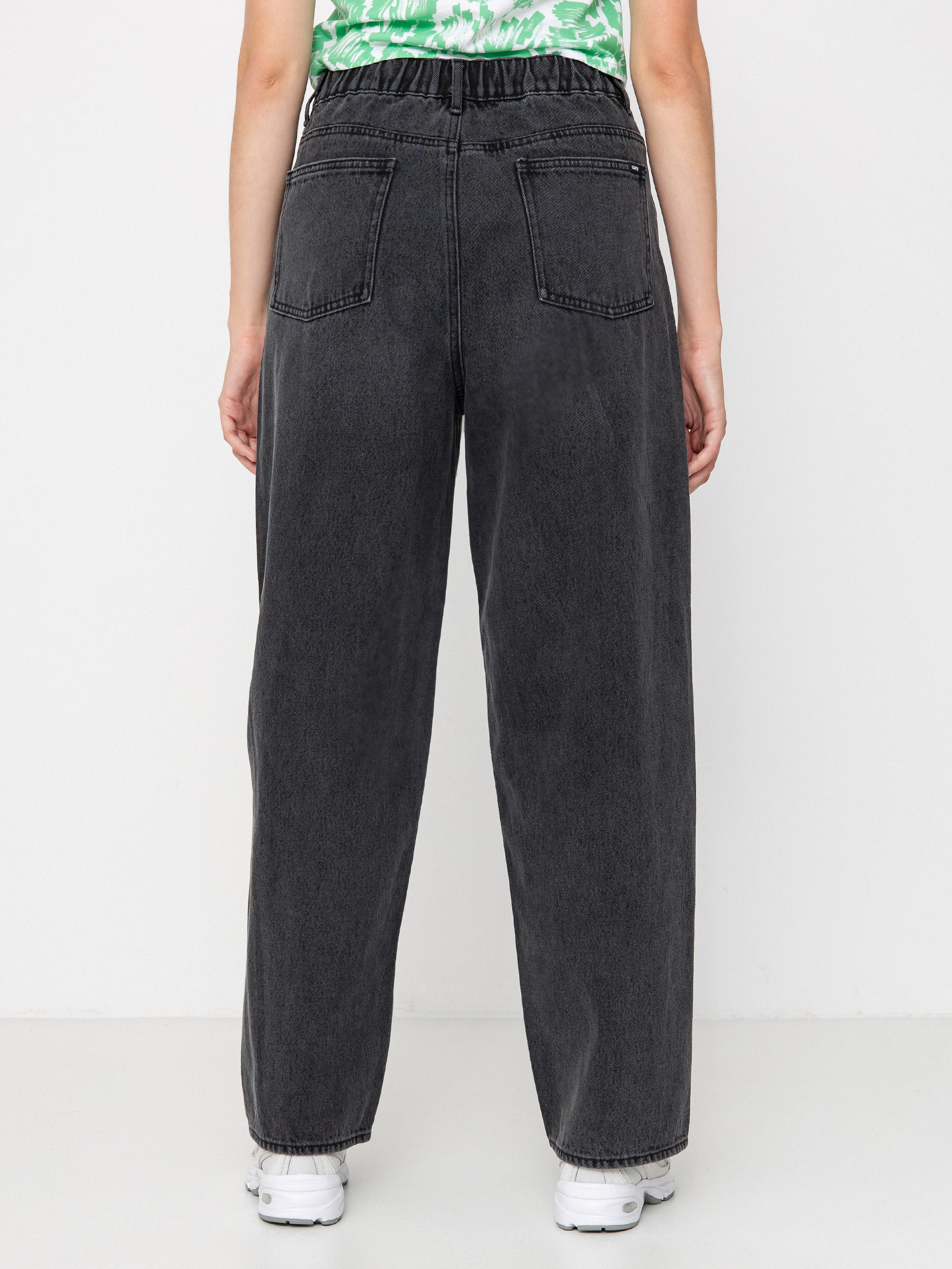 OBEY Leah III Baggy Denim Wmn Hose (black ash)