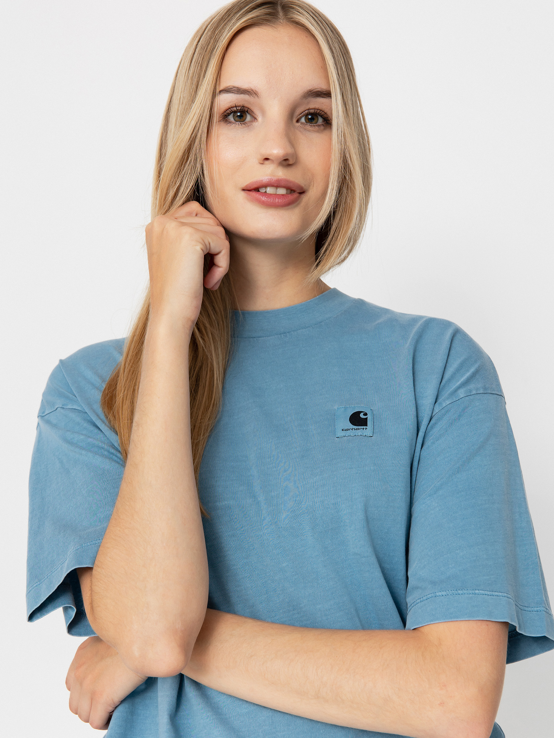 Carhartt WIP T-Shirt Nelson Wmn (clay blue)