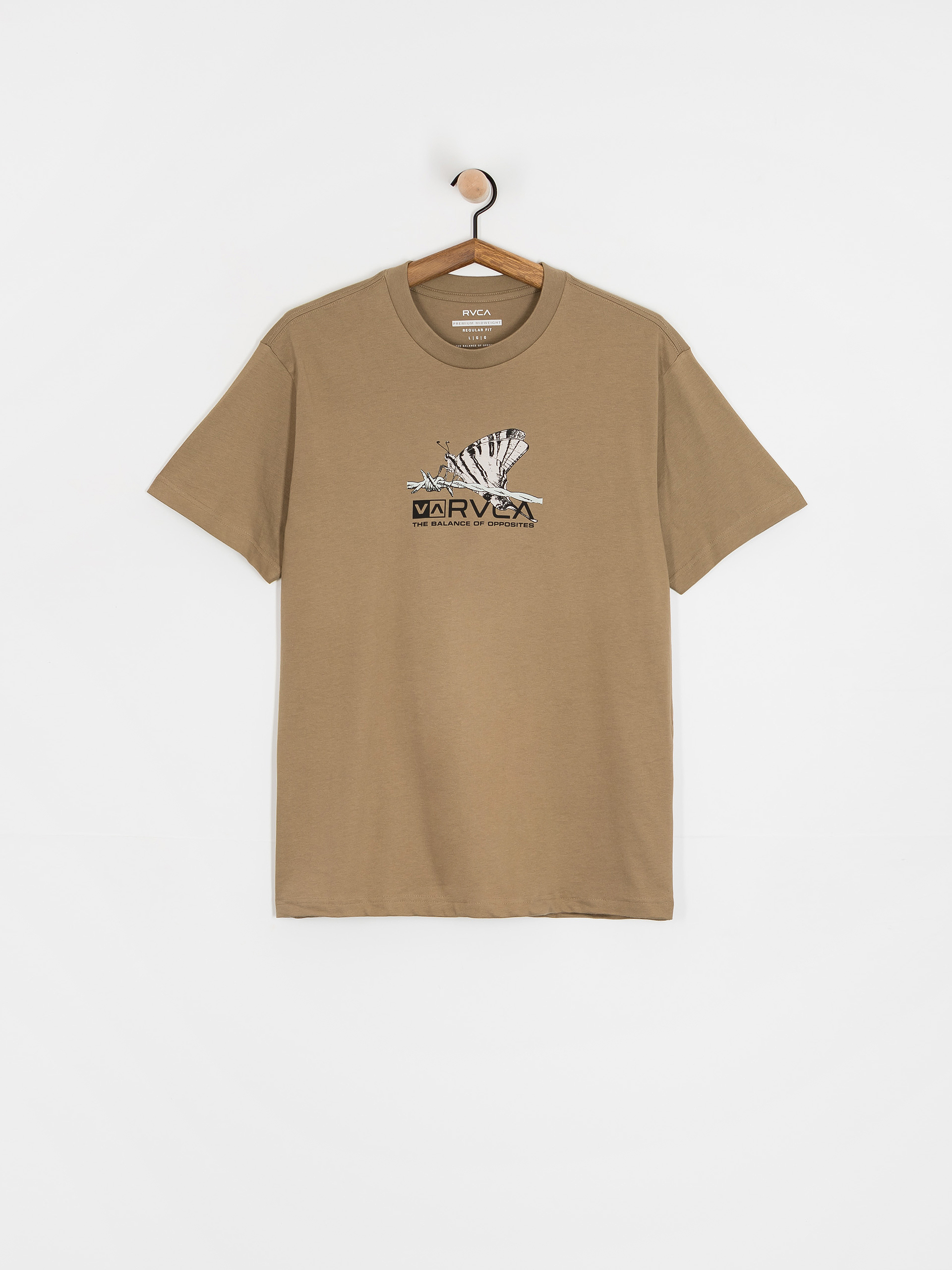 RVCA T-Shirt Natural Science (coyote)