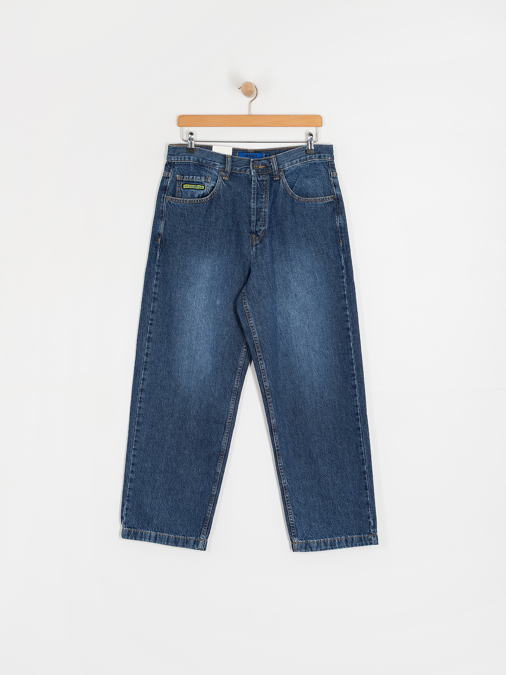 DC Worker Baggy Denim Rsi Pants (stone indigo)