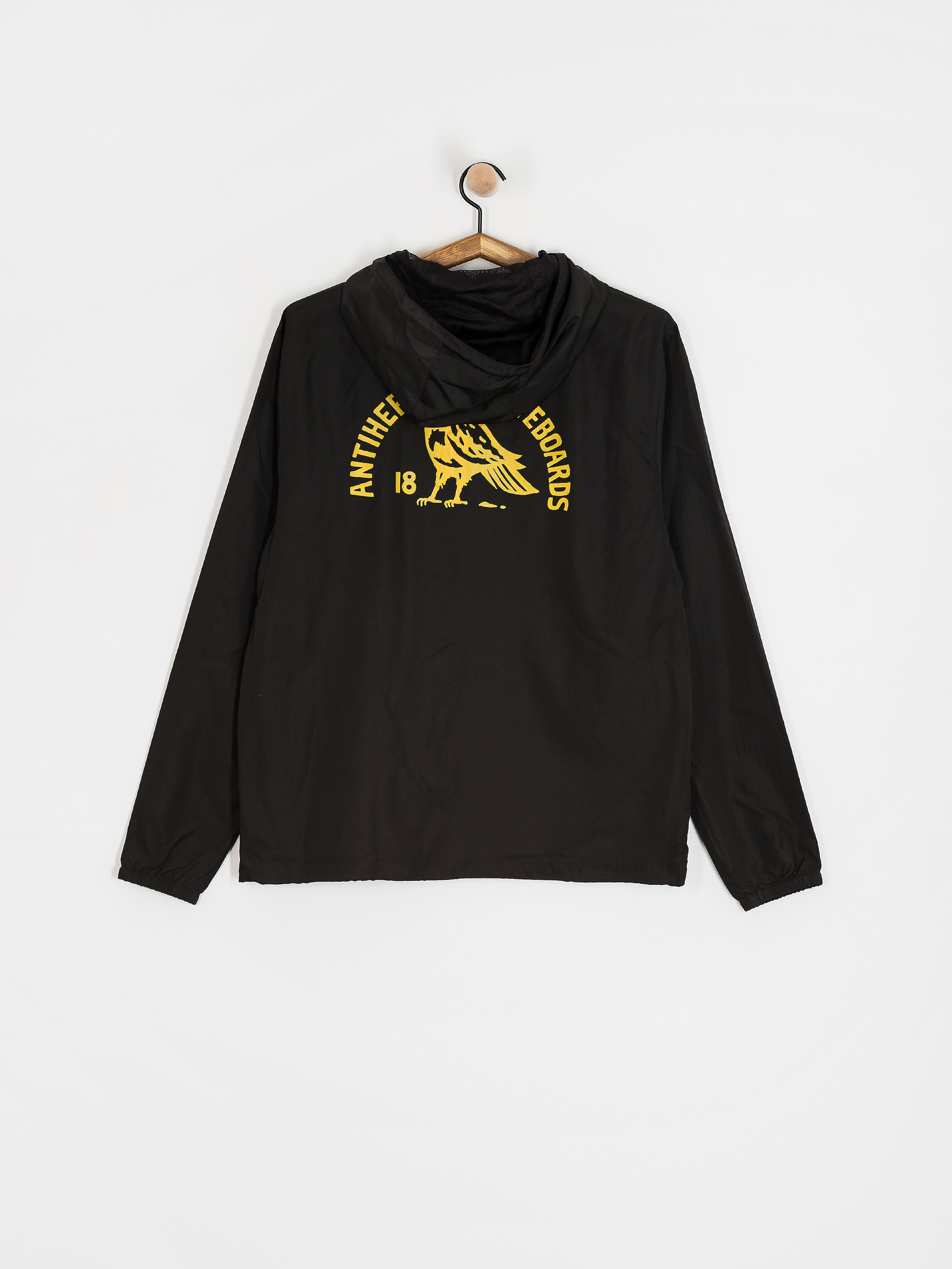 Antihero Jacket Rock Dove (black w/yellow prints)