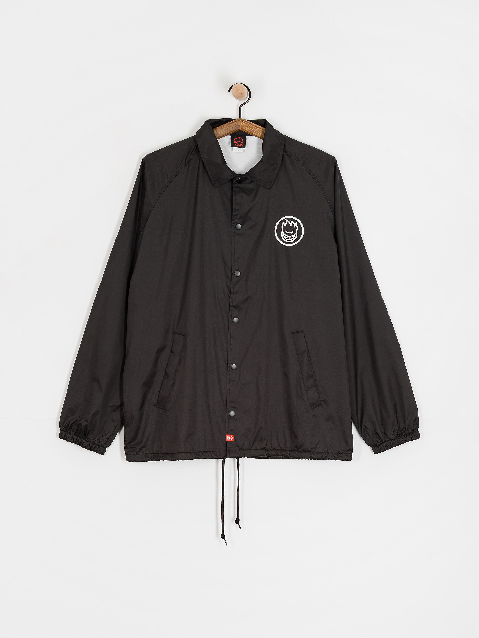 Spitfire Jacket Arson Dept Bighead (black w/white prints)
