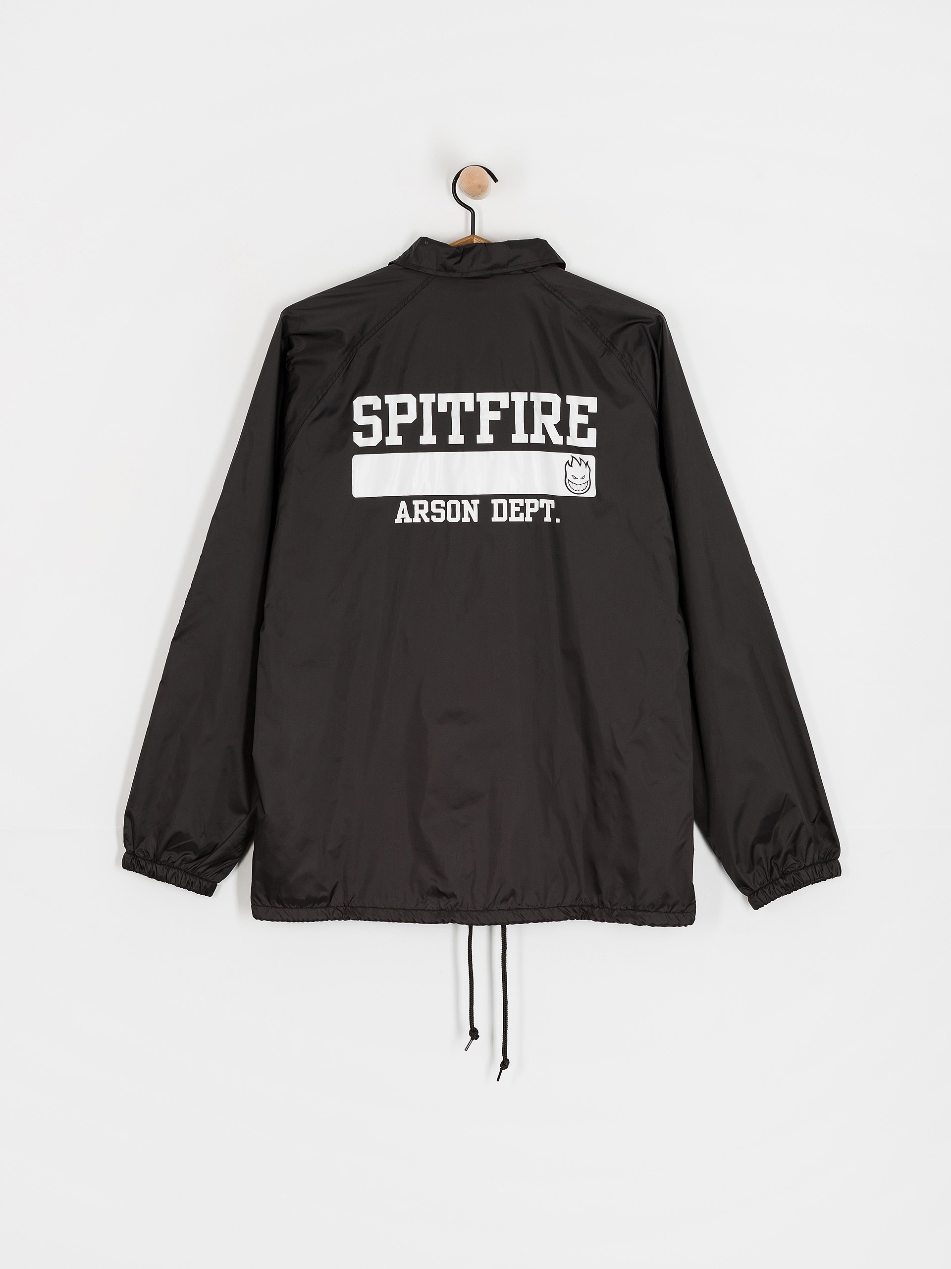Spitfire Jacke Arson Dept Bighead (black w/white prints)