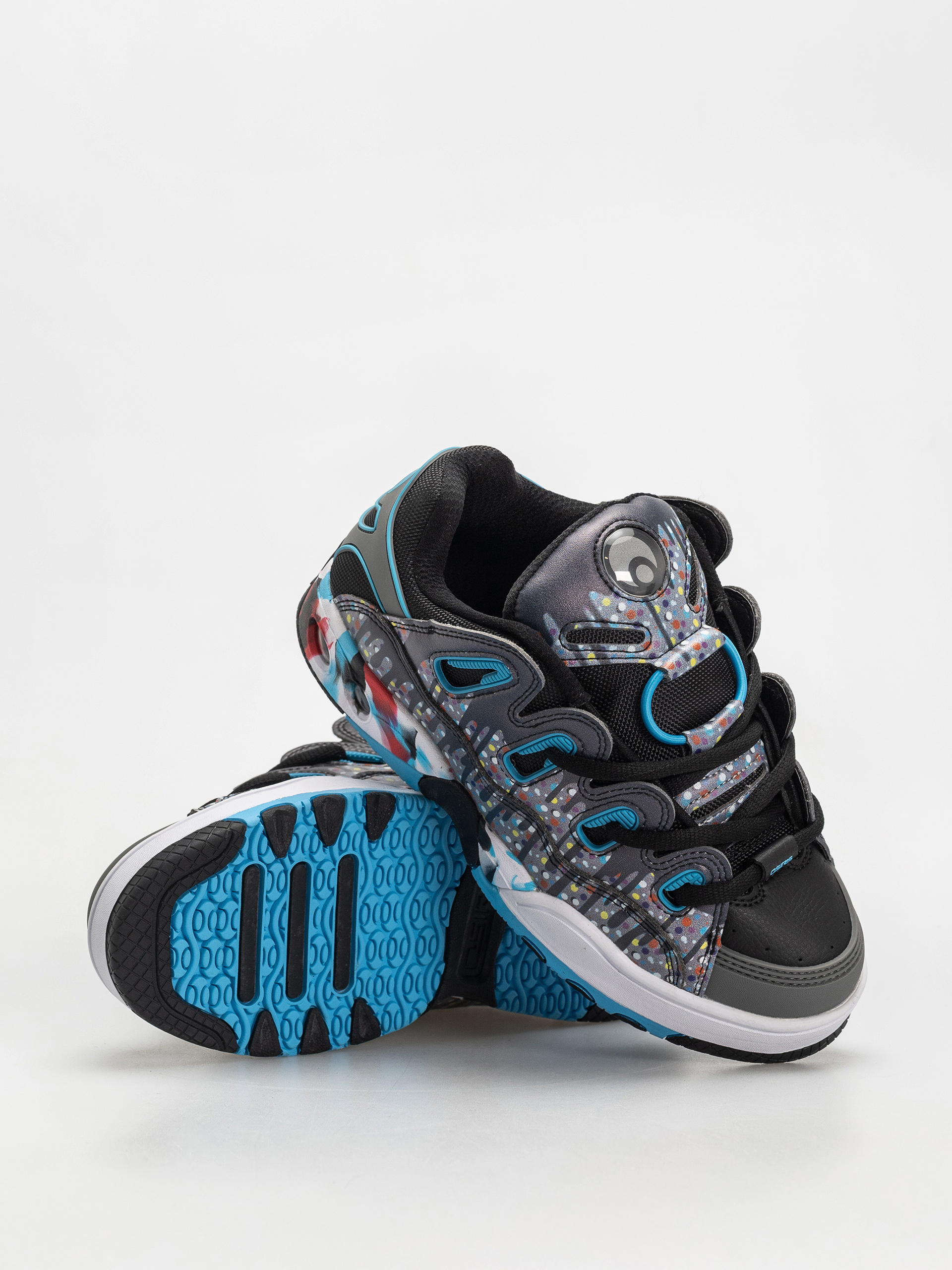 Osiris D3 OG Shoes (black/grey/drips)