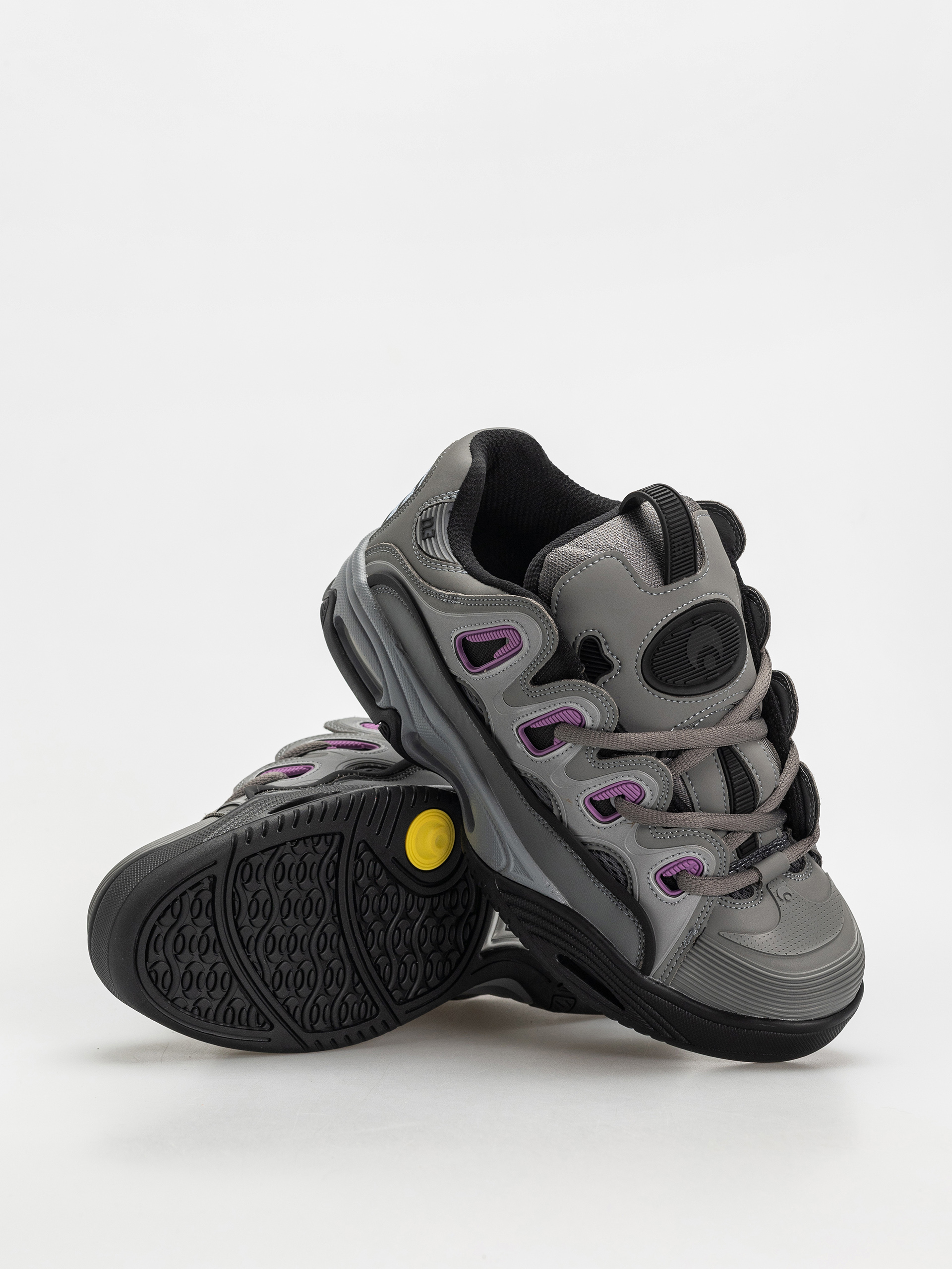 Osiris Shoes D3 2001 (grey/purple/yellow)