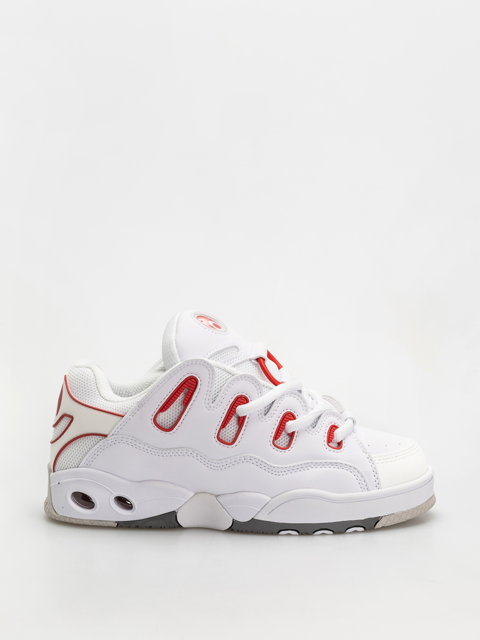 Red D3 21 Osiris Shoes Osiris D3 OG Shoes White (white/red/grey)
