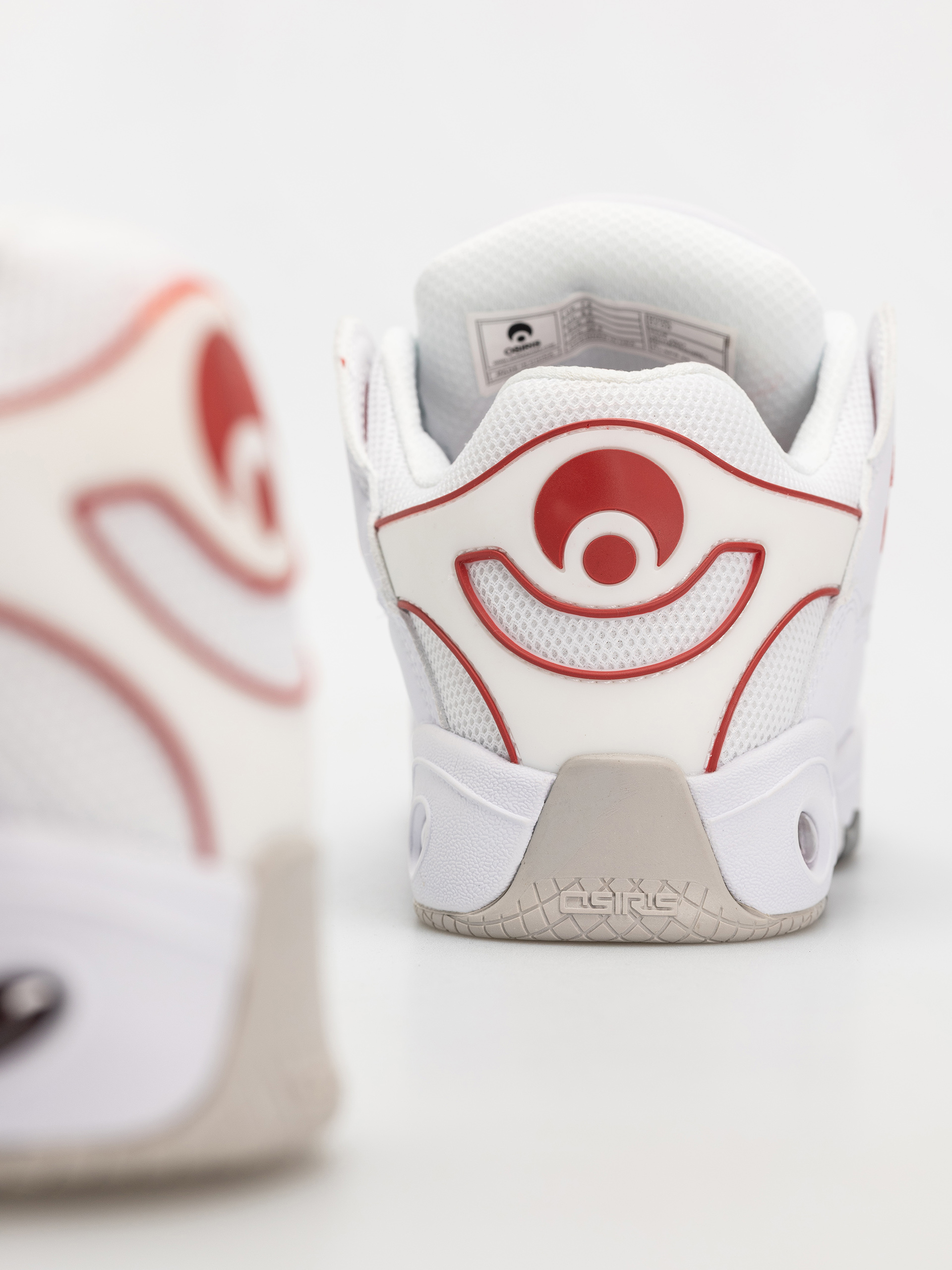 Osiris D3 OG Schuhe (white/red/grey)