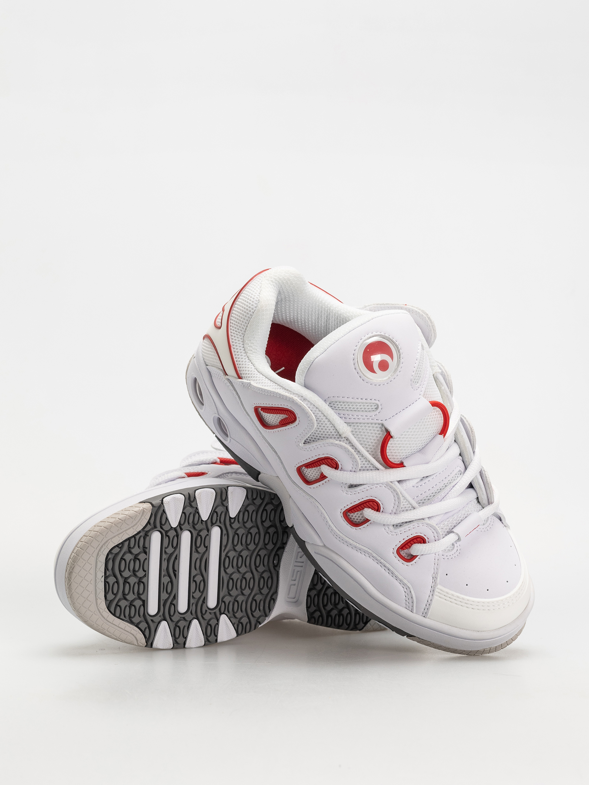 Osiris D3 OG Schuhe (white/red/grey)