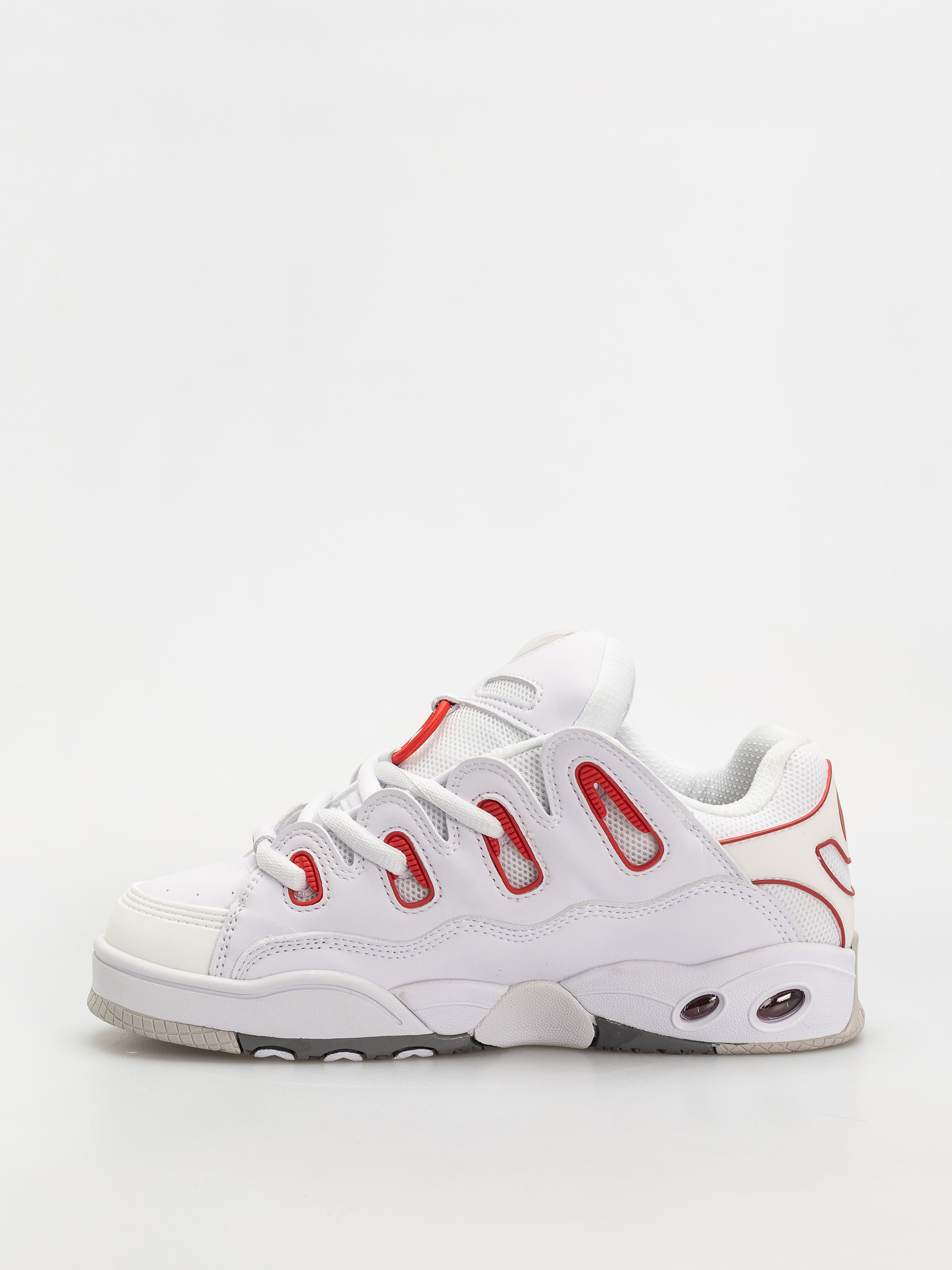 Osiris D3 OG Shoes (white/red/grey)