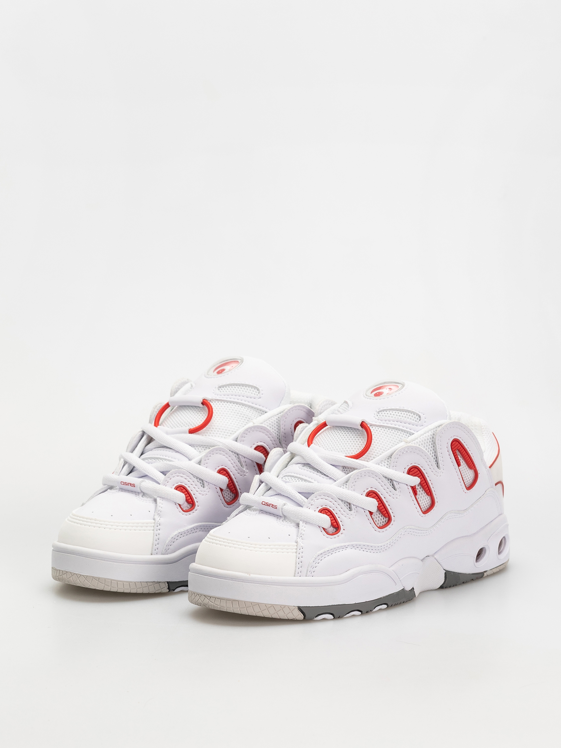 Osiris D3 OG Schuhe (white/red/grey)