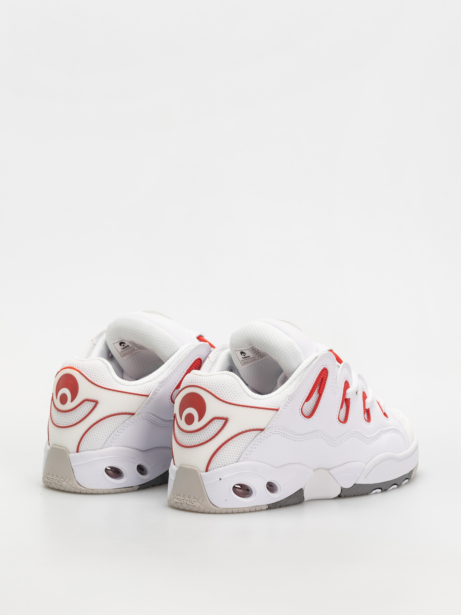 Osiris D3 OG Schuhe (white/red/grey)