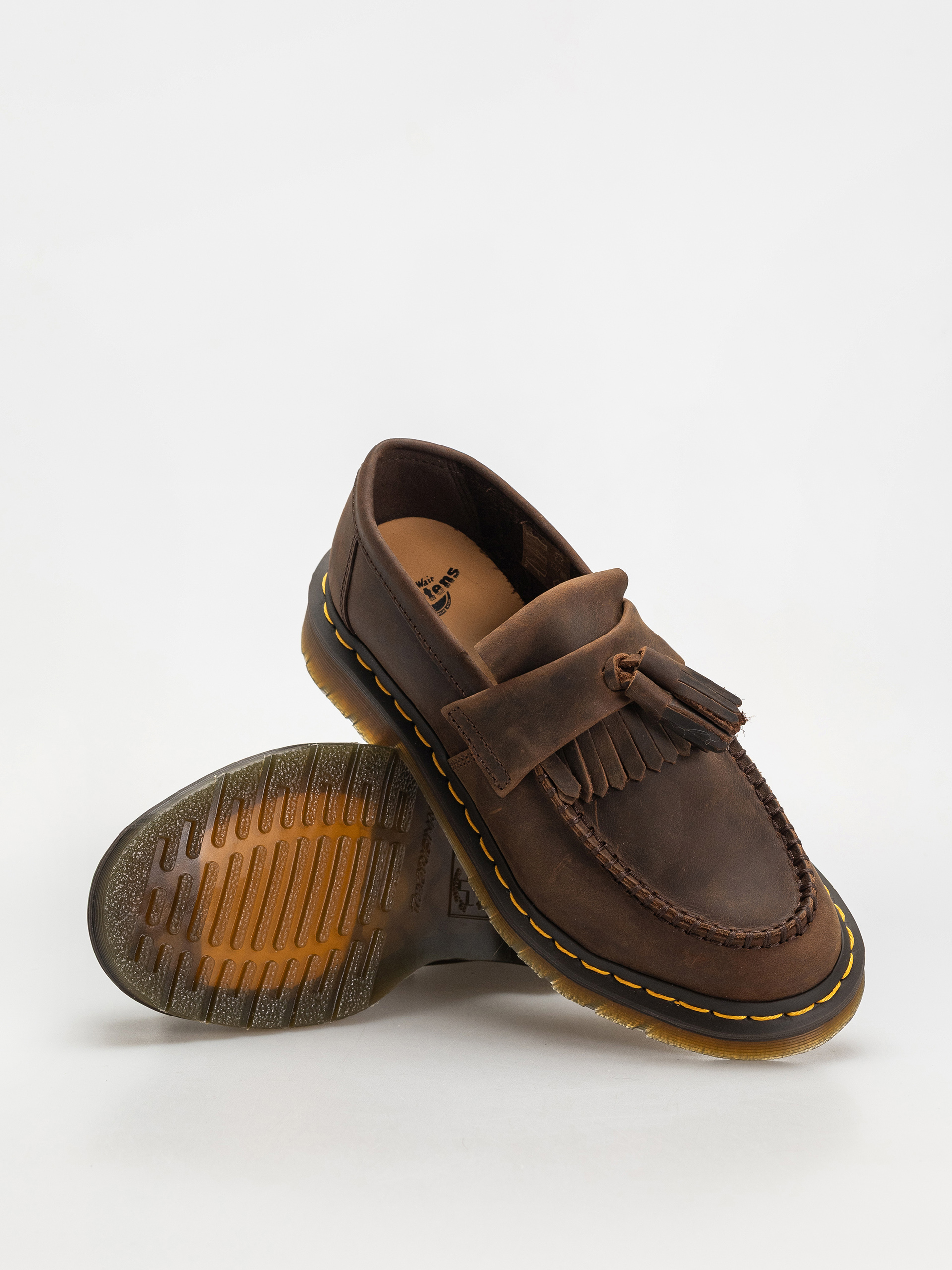 Dr Martens★ADRIAN★DARK BROWN CRAZY HORSER★兼用 Dr Martens Adrian Snaffle Dark Brown Crazy Horse Loafers