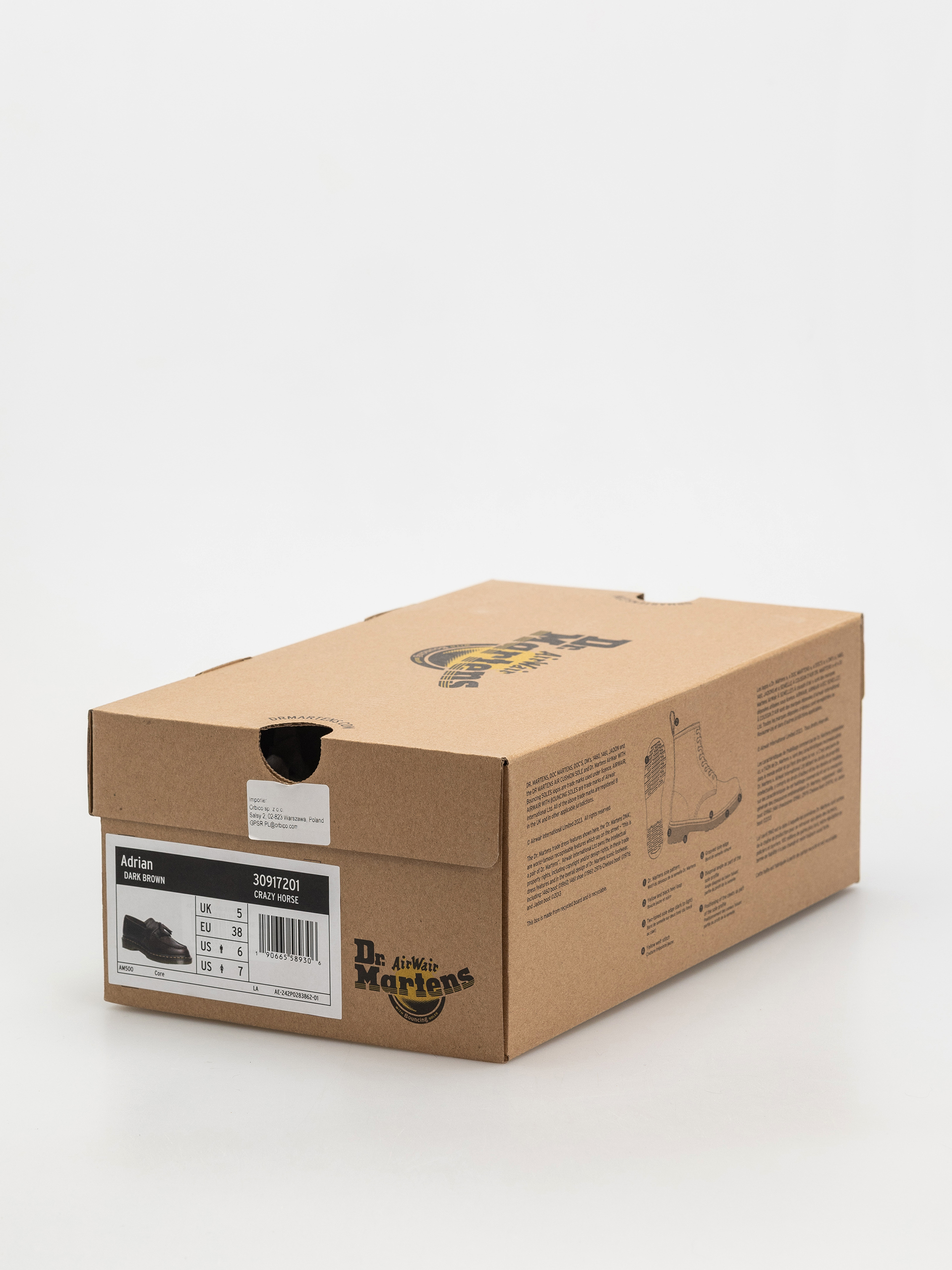 Dr. Martens Adrian Tassel Loafer Schuhe (dark brown crazy horse)