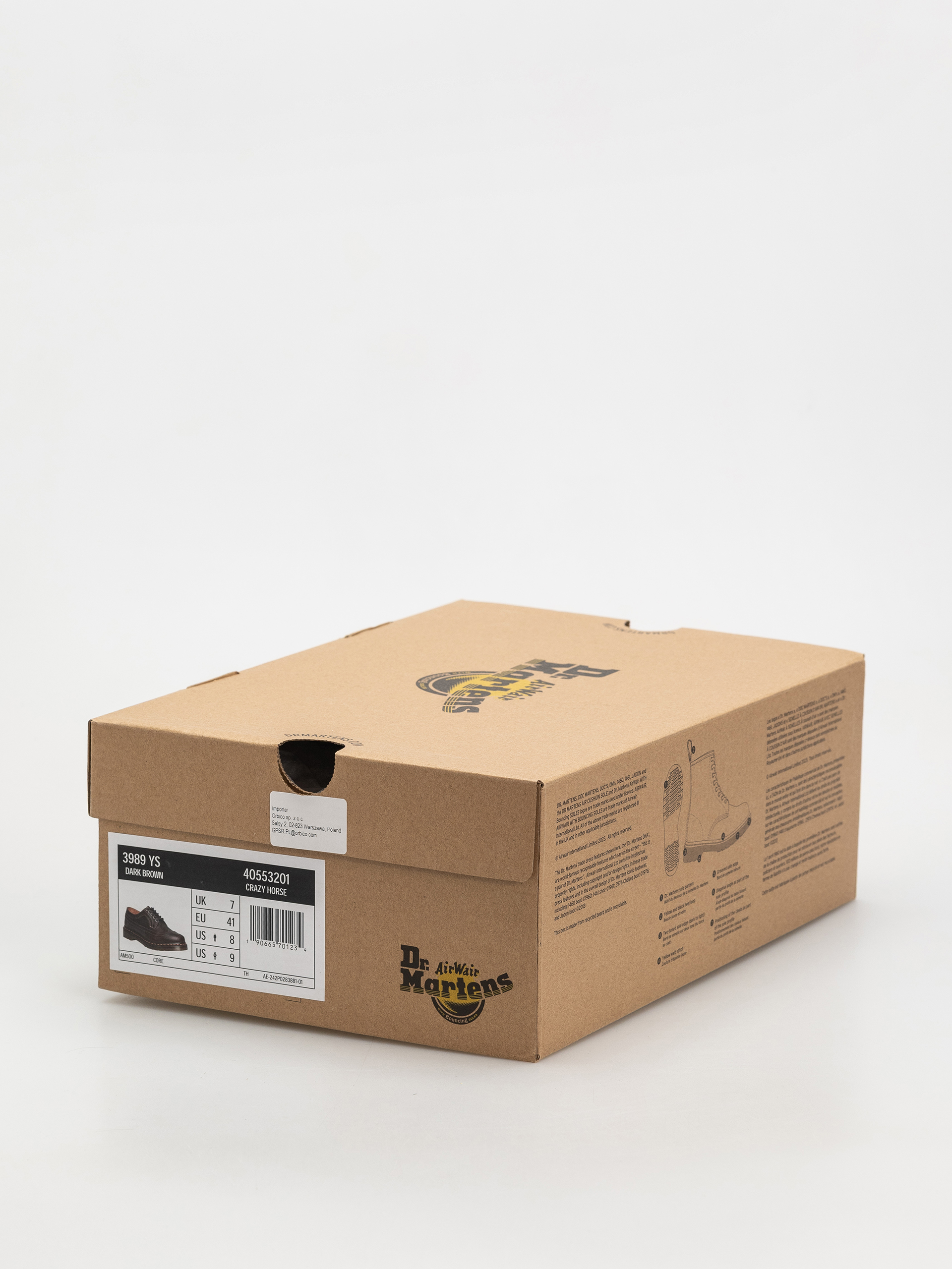 Dr. Martens 3989 YS Shoes - brown (dark brown crazy horse)
