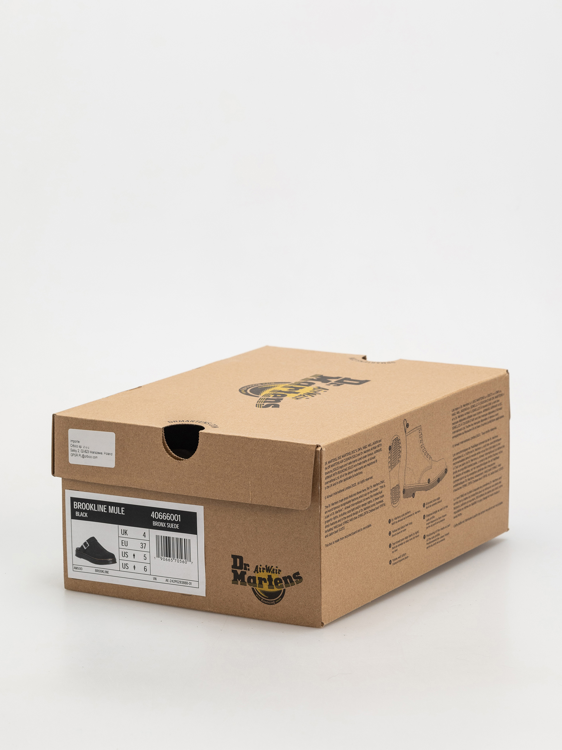 Dr. Martens Brookline Mule Schuhe (black bronx suede)