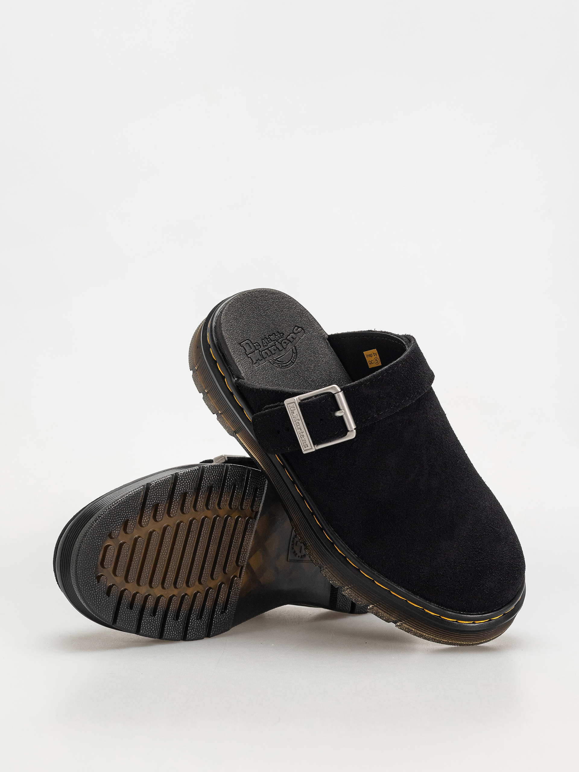 Dr. Martens Brookline Mule Shoes - black (black bronx suede)
