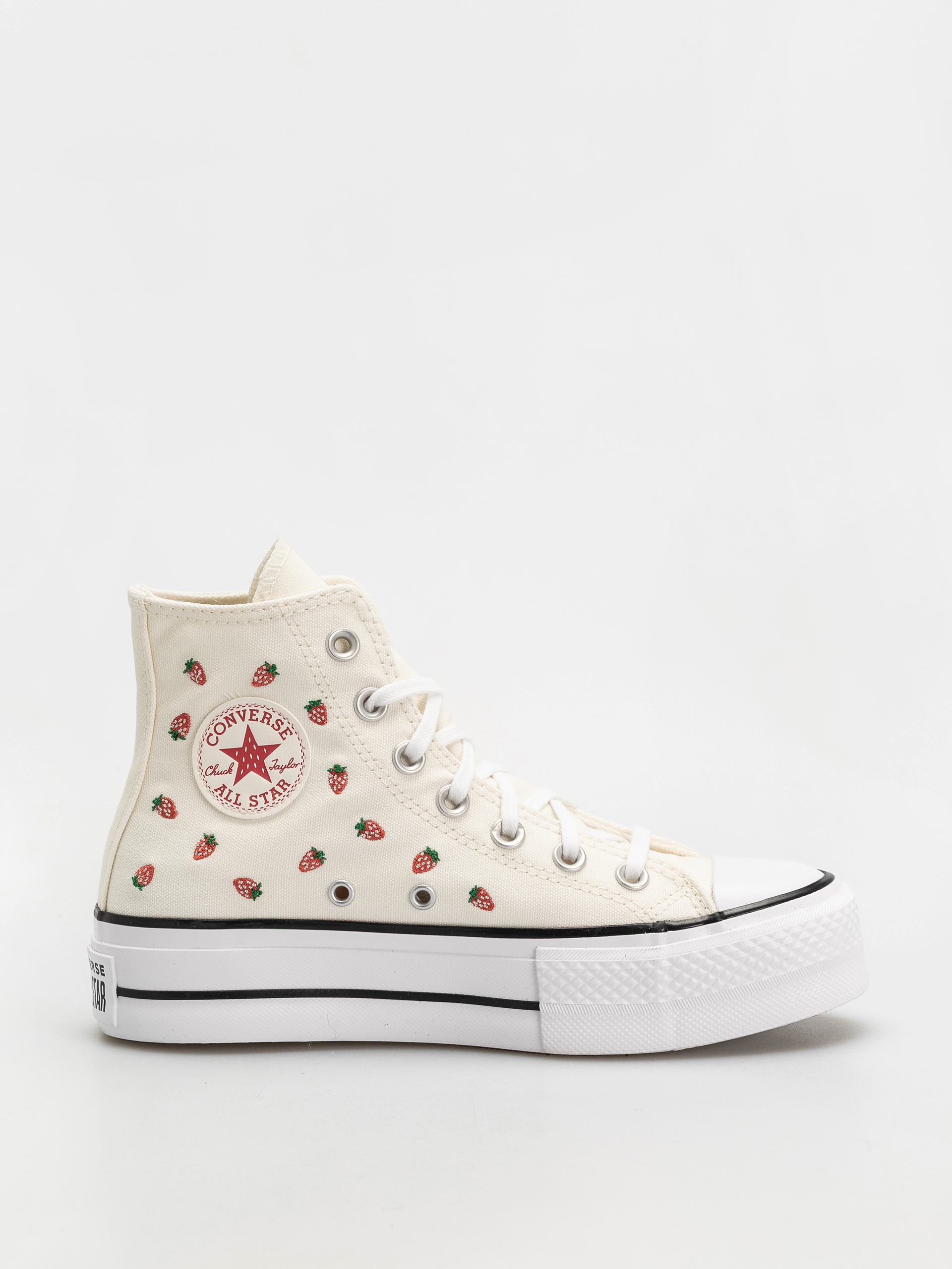 Converse Chuck Taylor All Star Lift Hi Wmn Chucks (egret/soft red/white)
