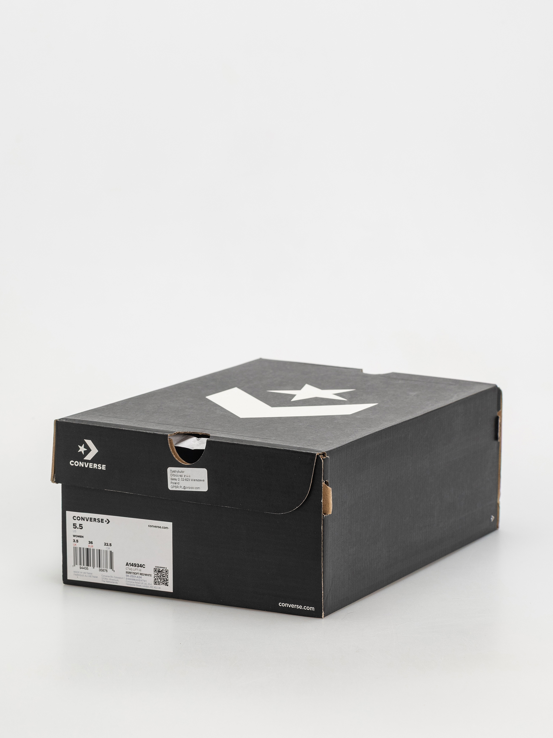 Converse Chuck Taylor All Star Lift Hi Wmn Chucks (egret/soft red/white)