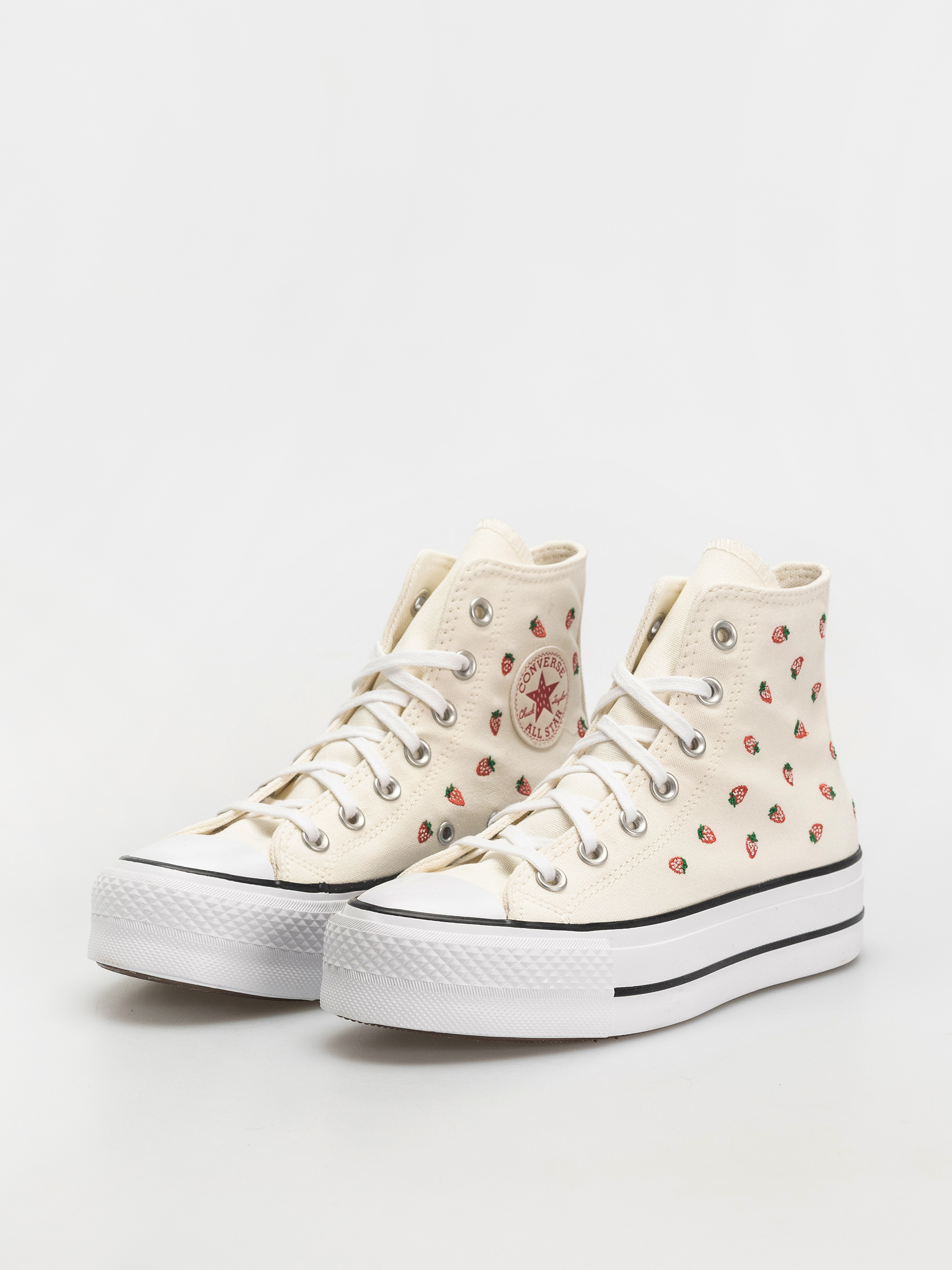 Converse Chuck Taylor All Star Lift Hi Wmn Chucks (egret/soft red/white)