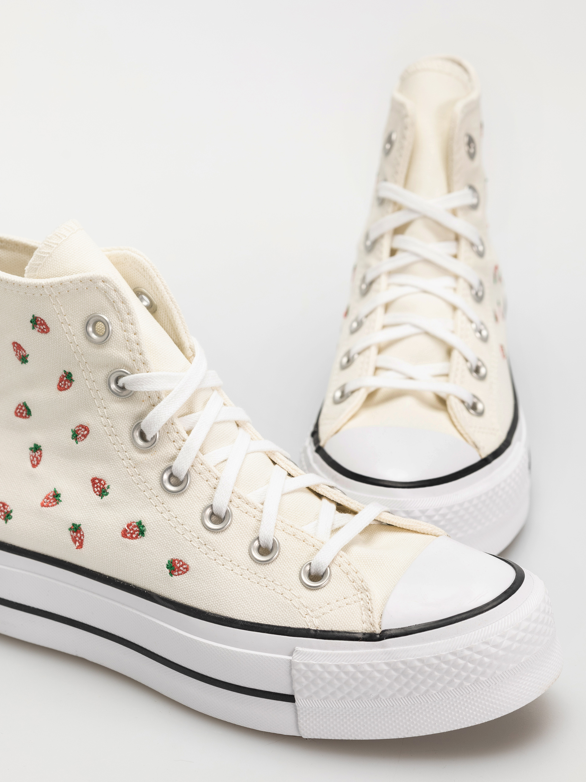 Converse Chuck Taylor All Star Lift Hi Wmn Chucks (egret/soft red/white)